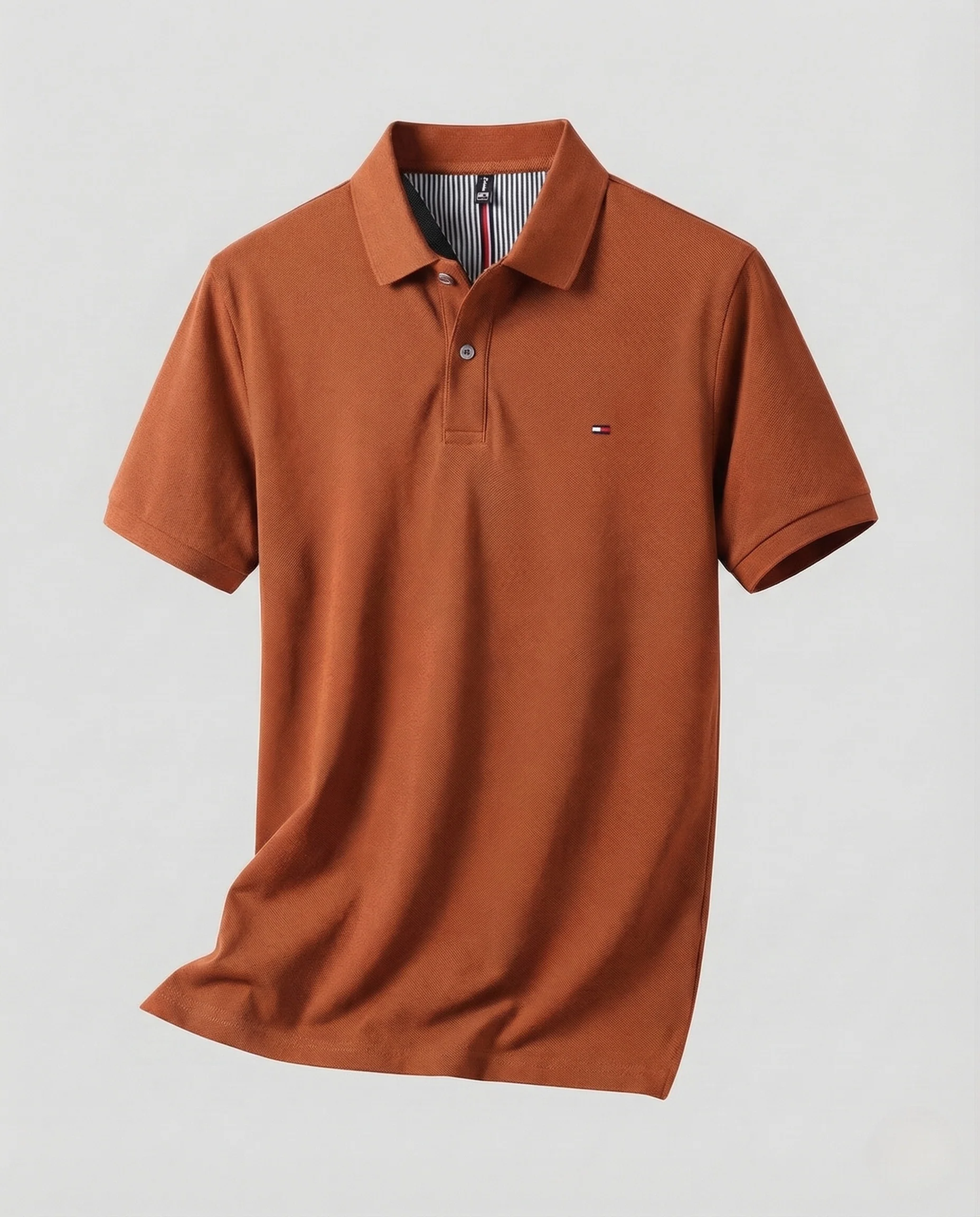 Herren Baumwoll Poloshirt mit Nackenpaspel - Image 9