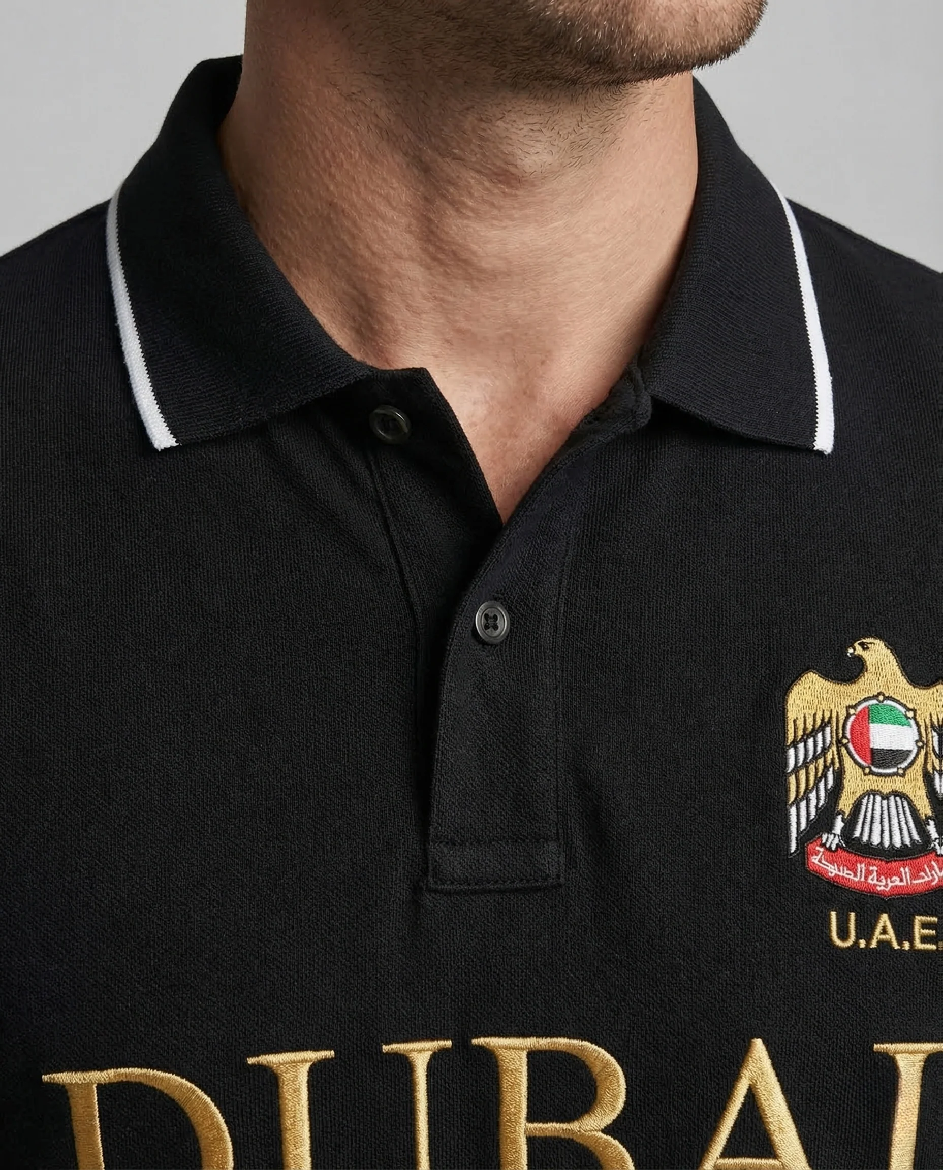 Herren Polo DUBAI Stickerei - Image 3