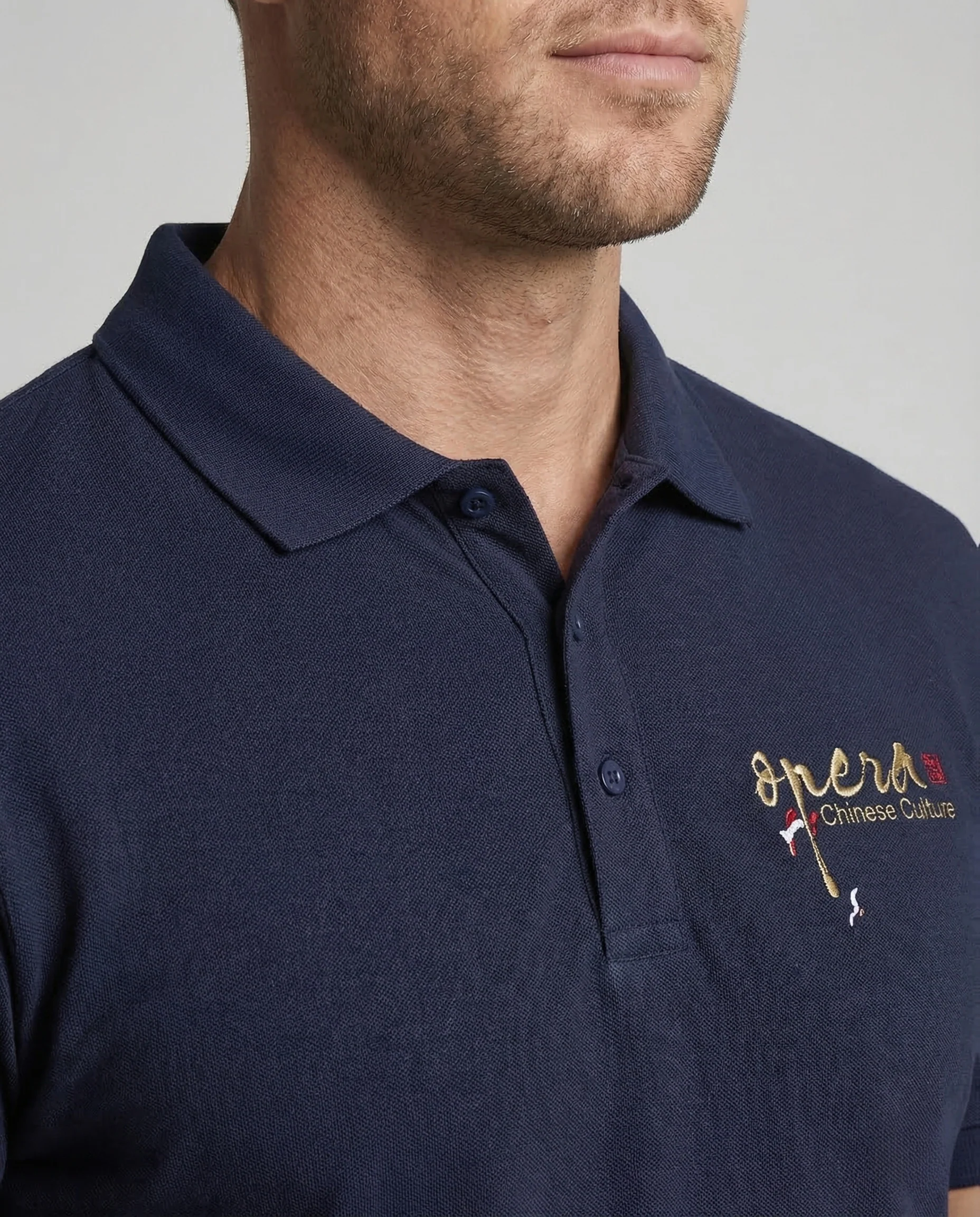 Herren Poloshirt Print Motiv - Image 3