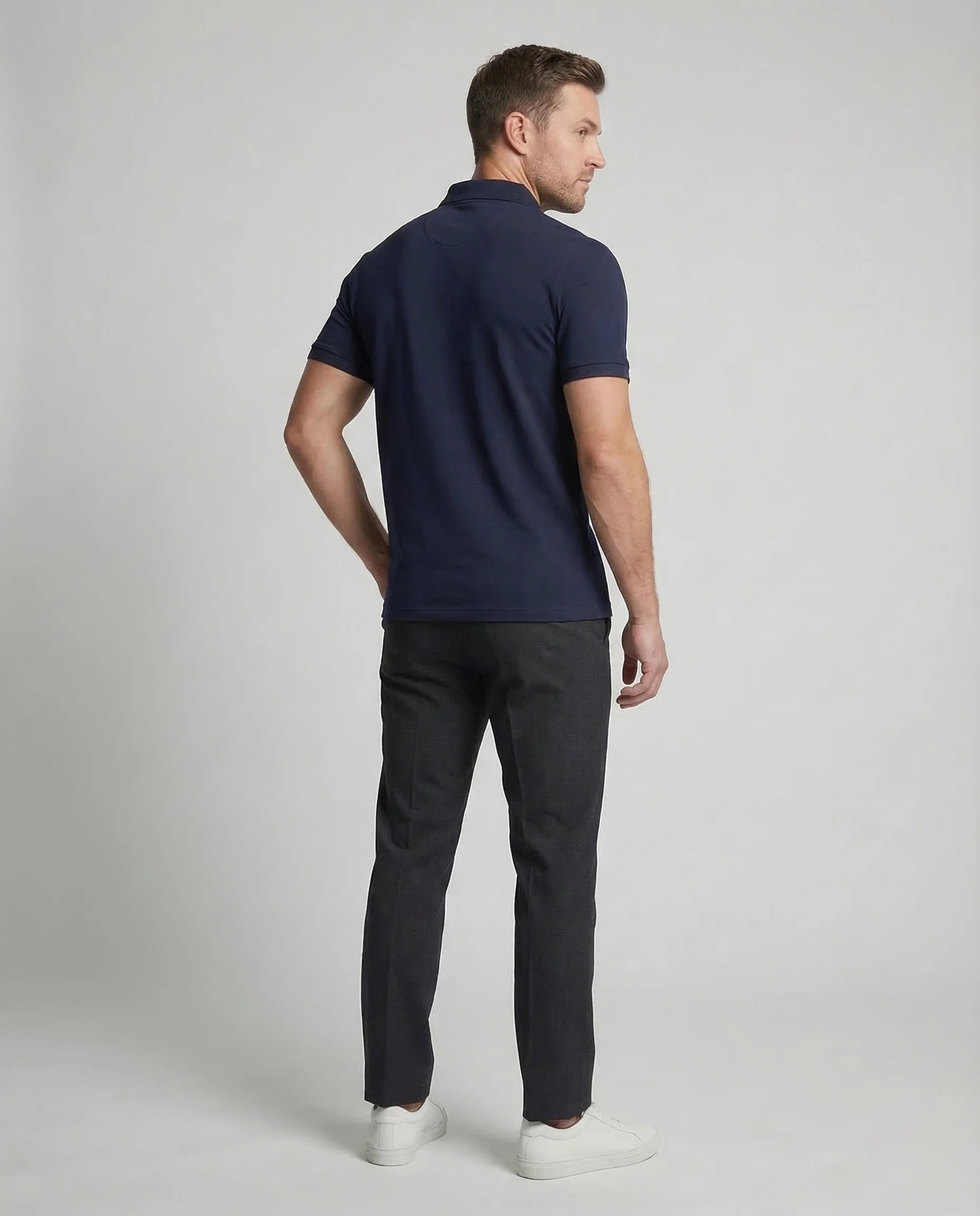 Herren Poloshirt Print Motiv - Image 4
