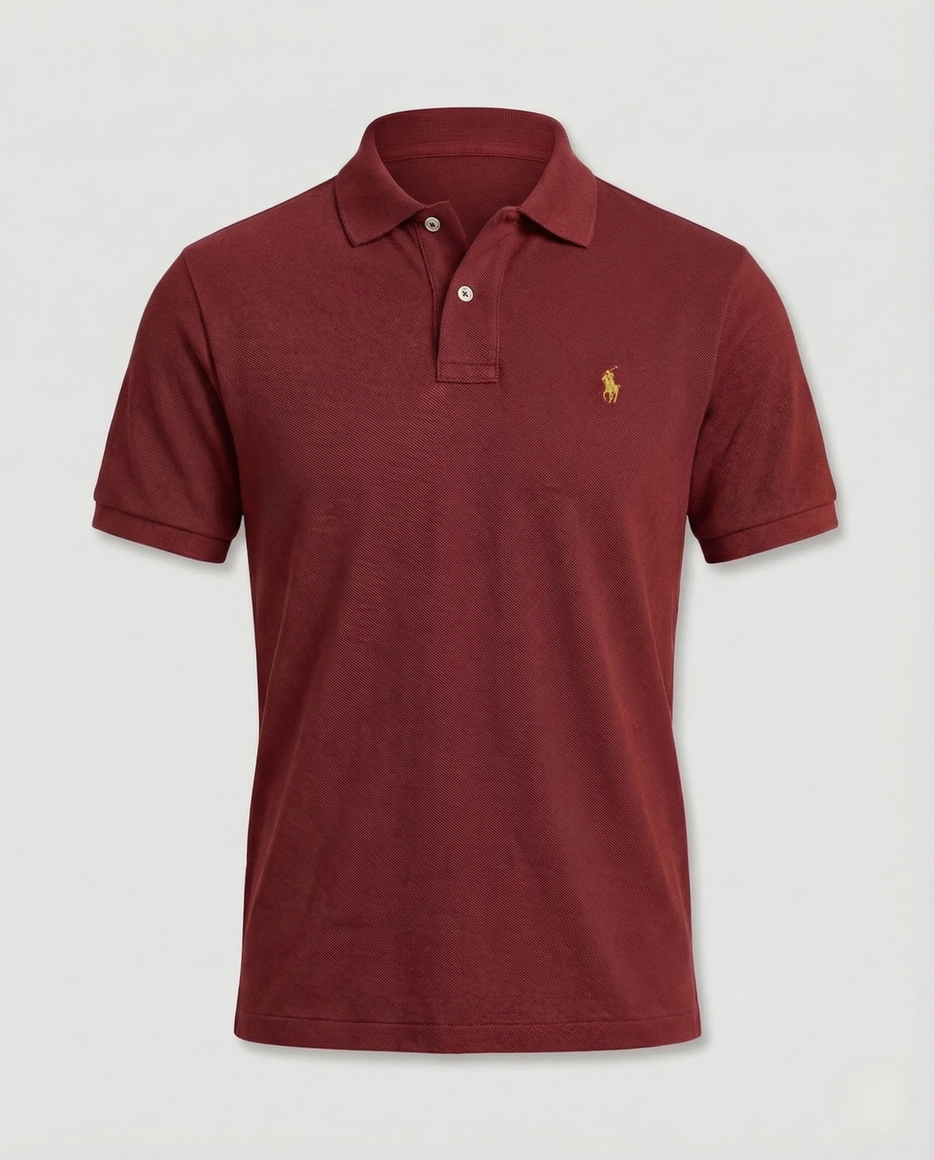 Herren Piqué Poloshirt mit verdeckter Knopfleiste und Mesh Struktur - Image 6