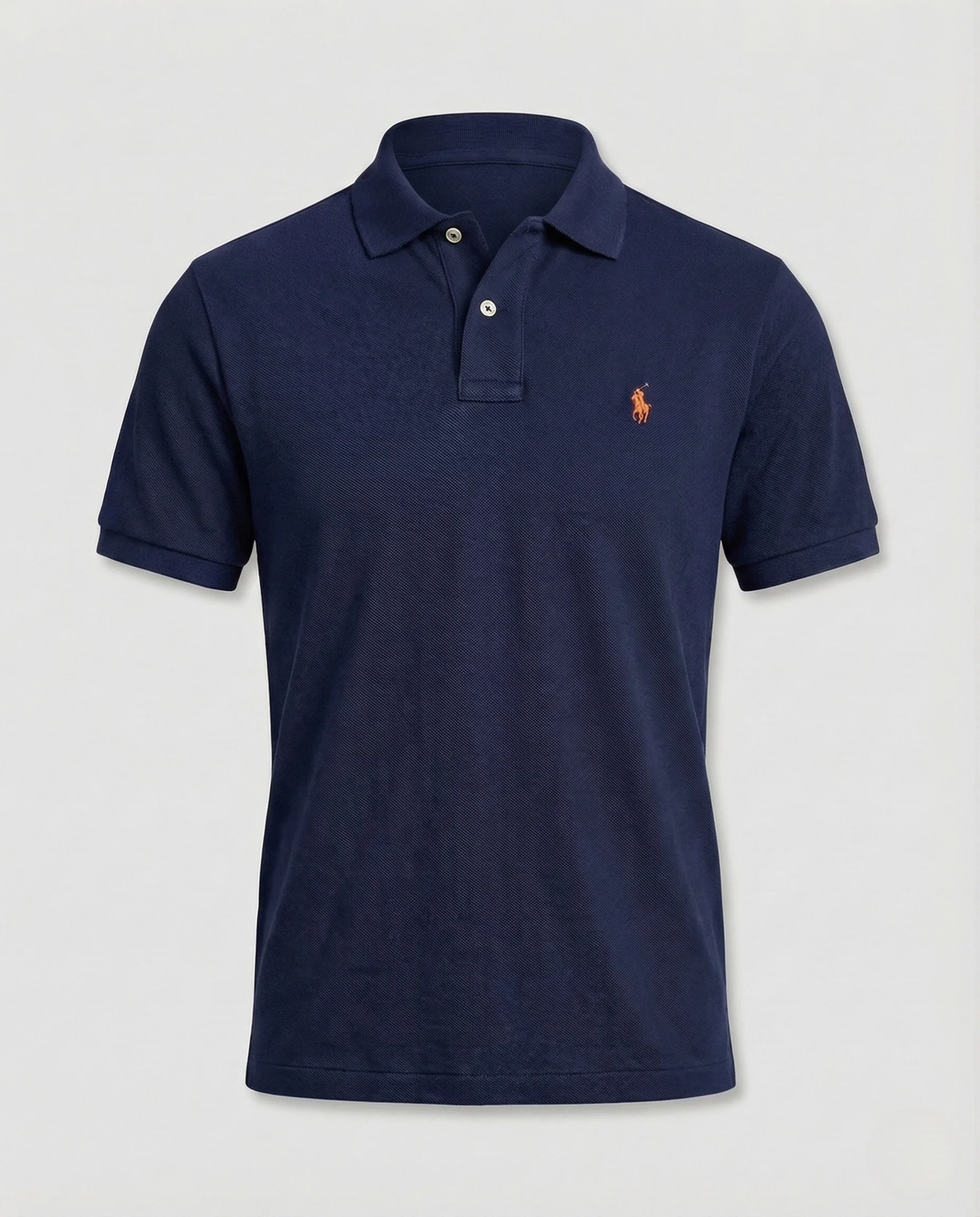 Herren Piqué Poloshirt mit verdeckter Knopfleiste und Mesh Struktur - Image 7