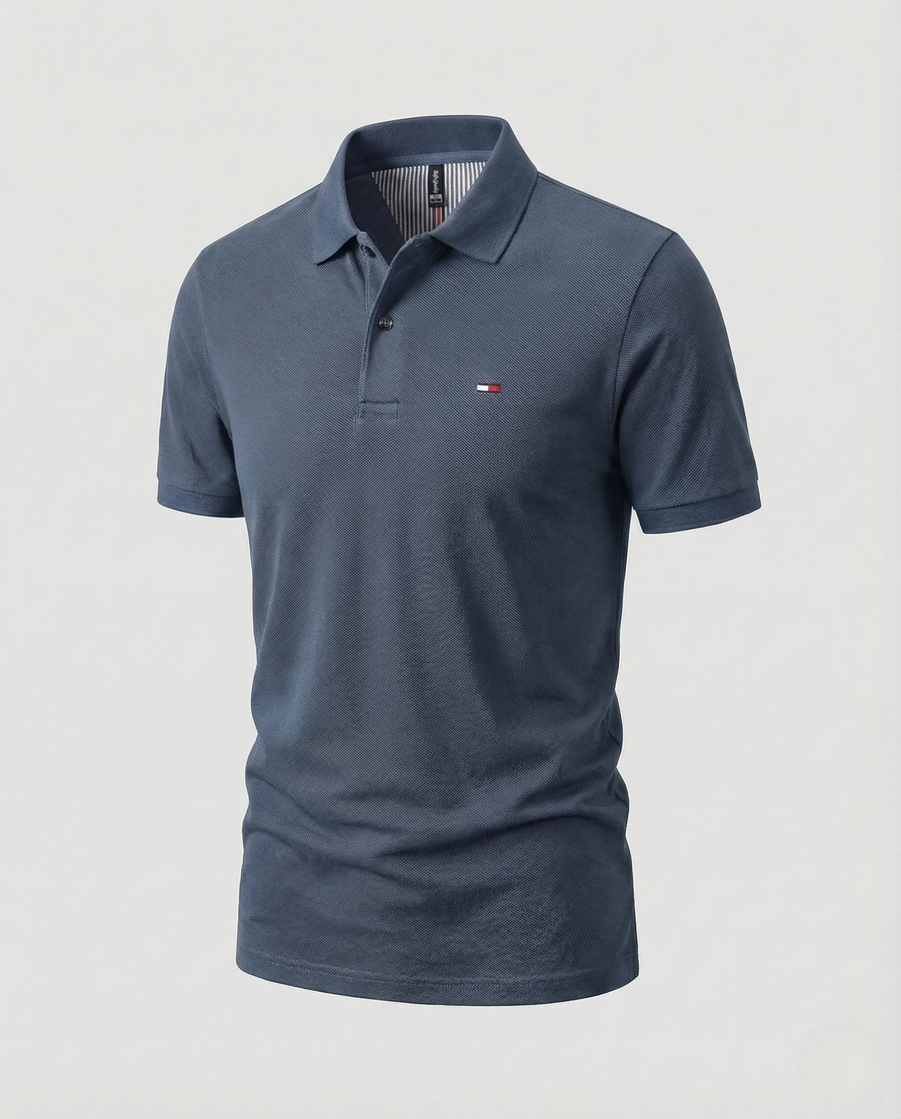 Herren Premium Poloshirt Strukturpiqué mit Stickerei - Image 11