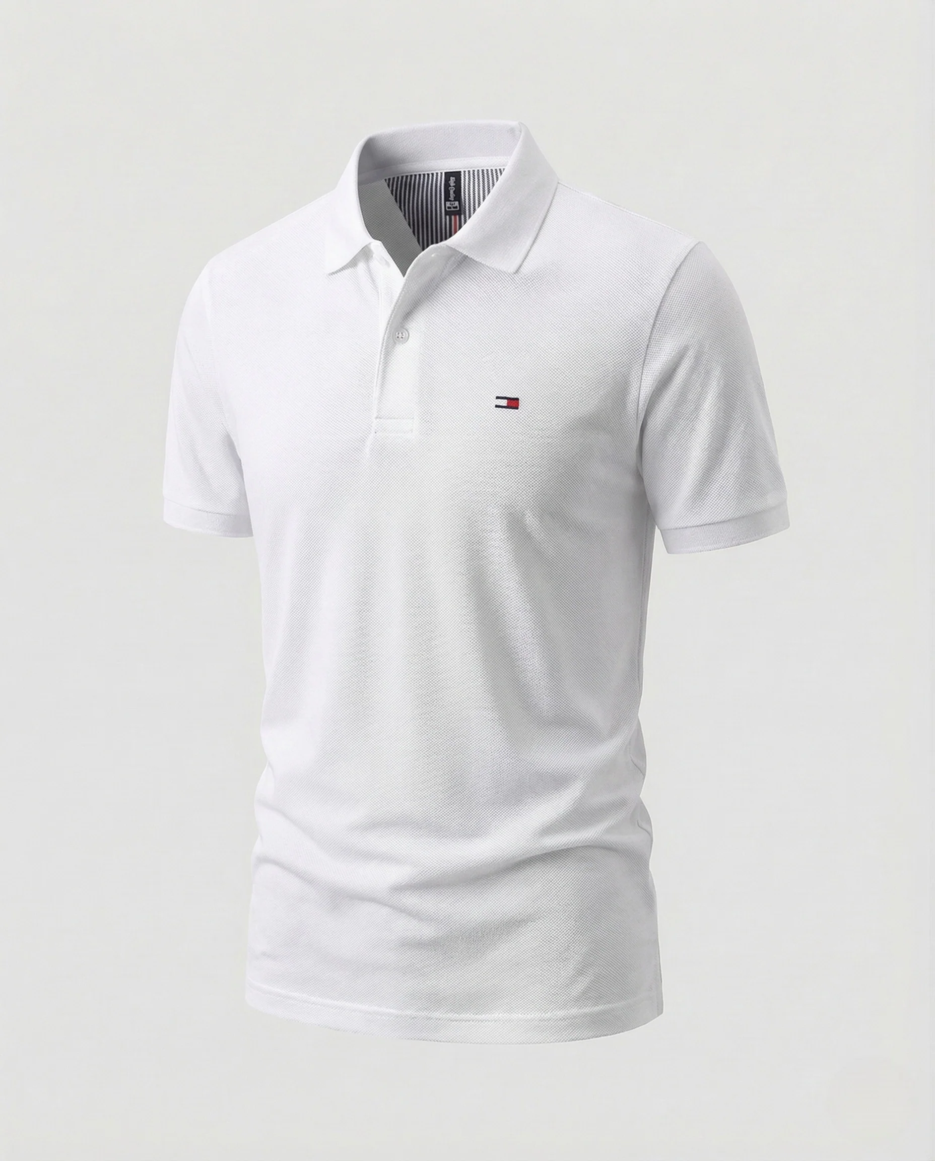 Herren Premium Poloshirt Strukturpiqué mit Stickerei - Image 6