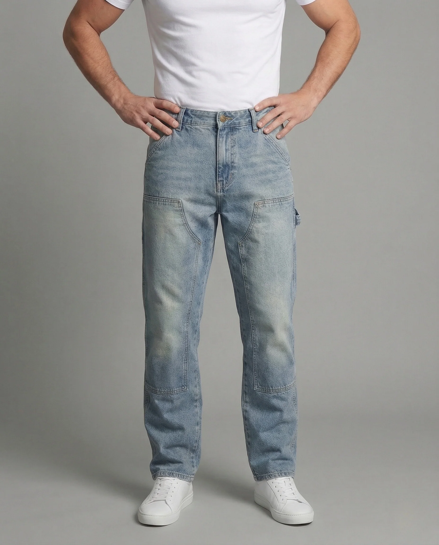 Herren Arbeitsjeans Werkzeugtasche - Image 2