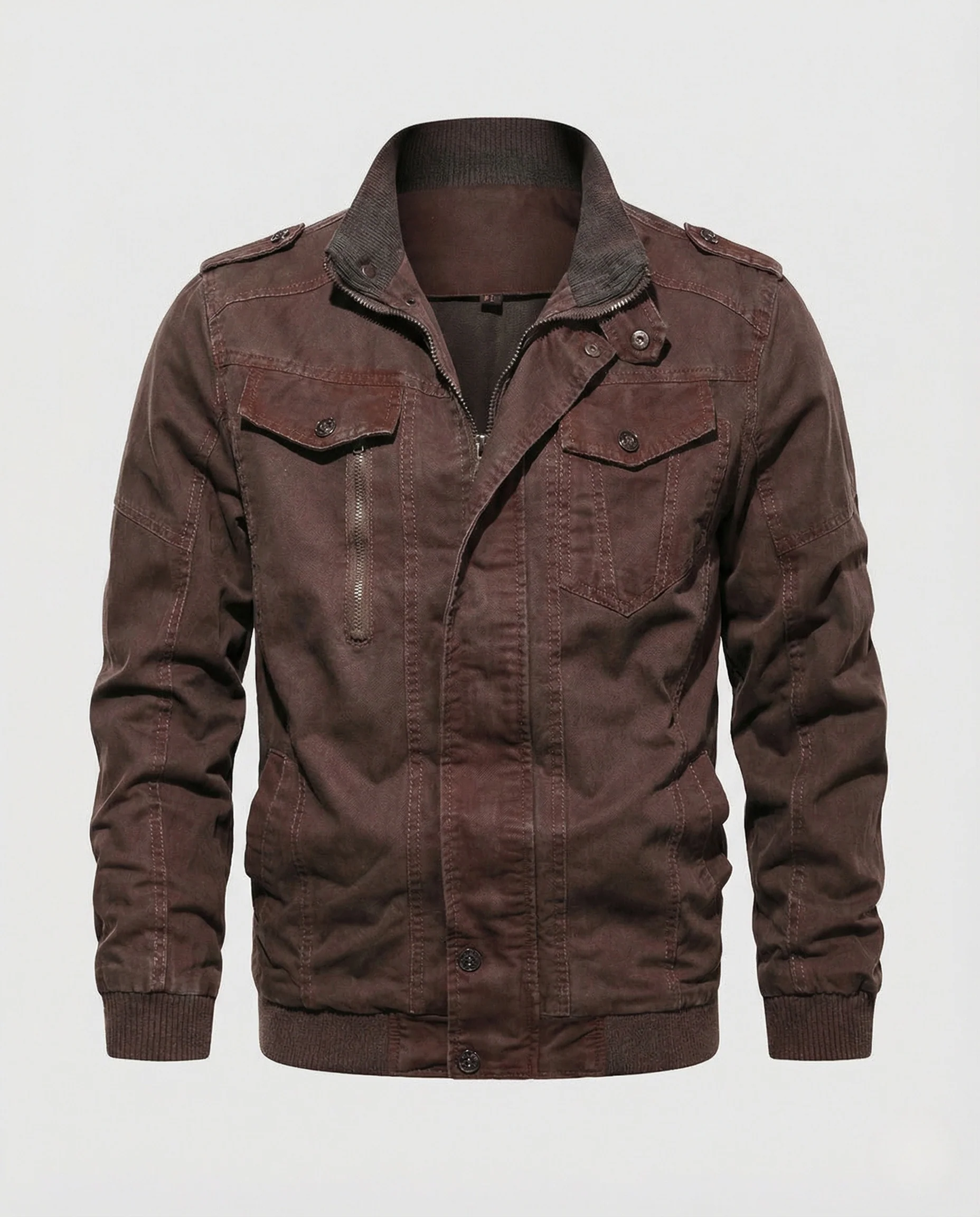 Herren Canvasjacke Baumwolle robust - Image 4