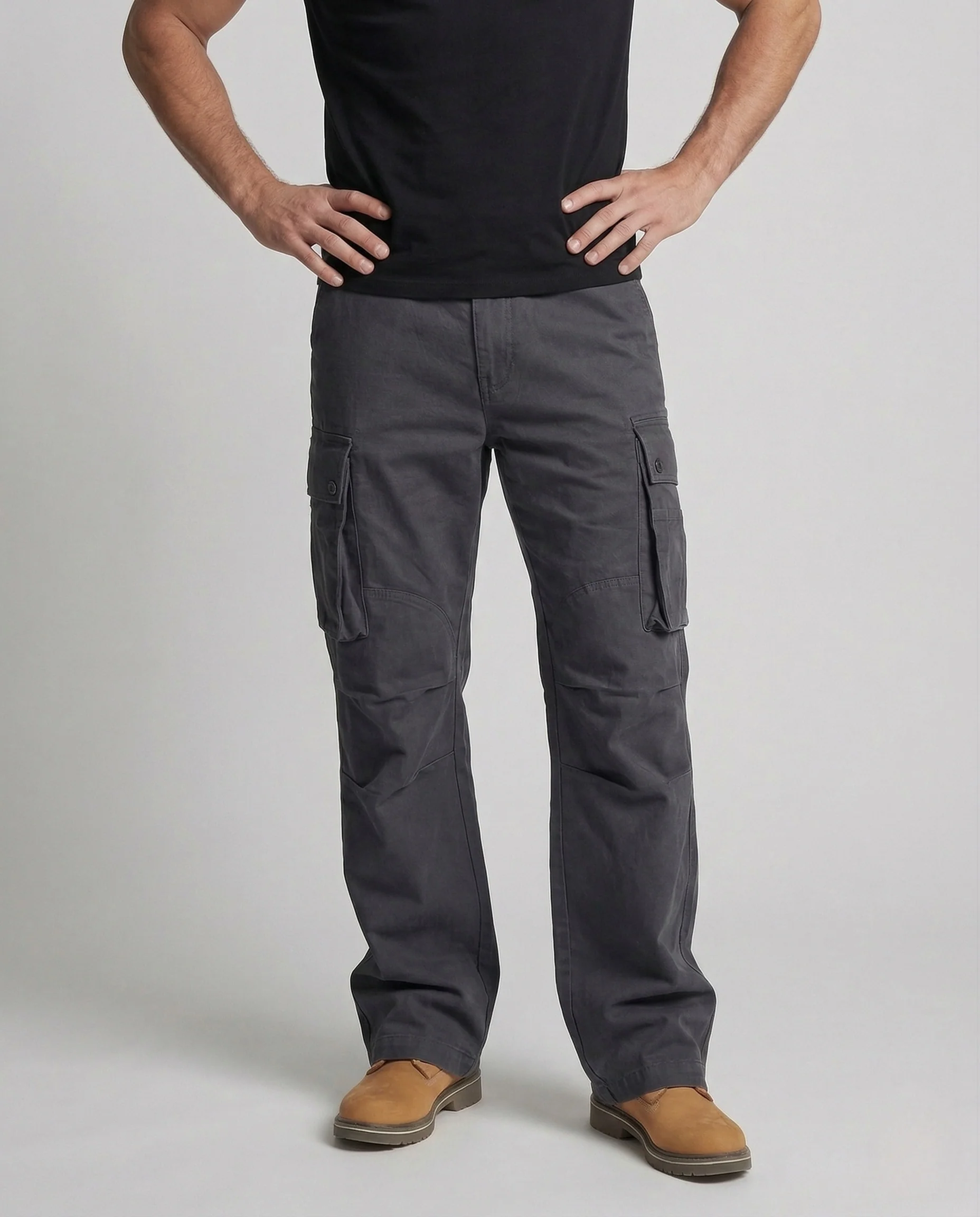 Herren Cargo Hose Canvas mit Mehrfachtaschen - Image 2