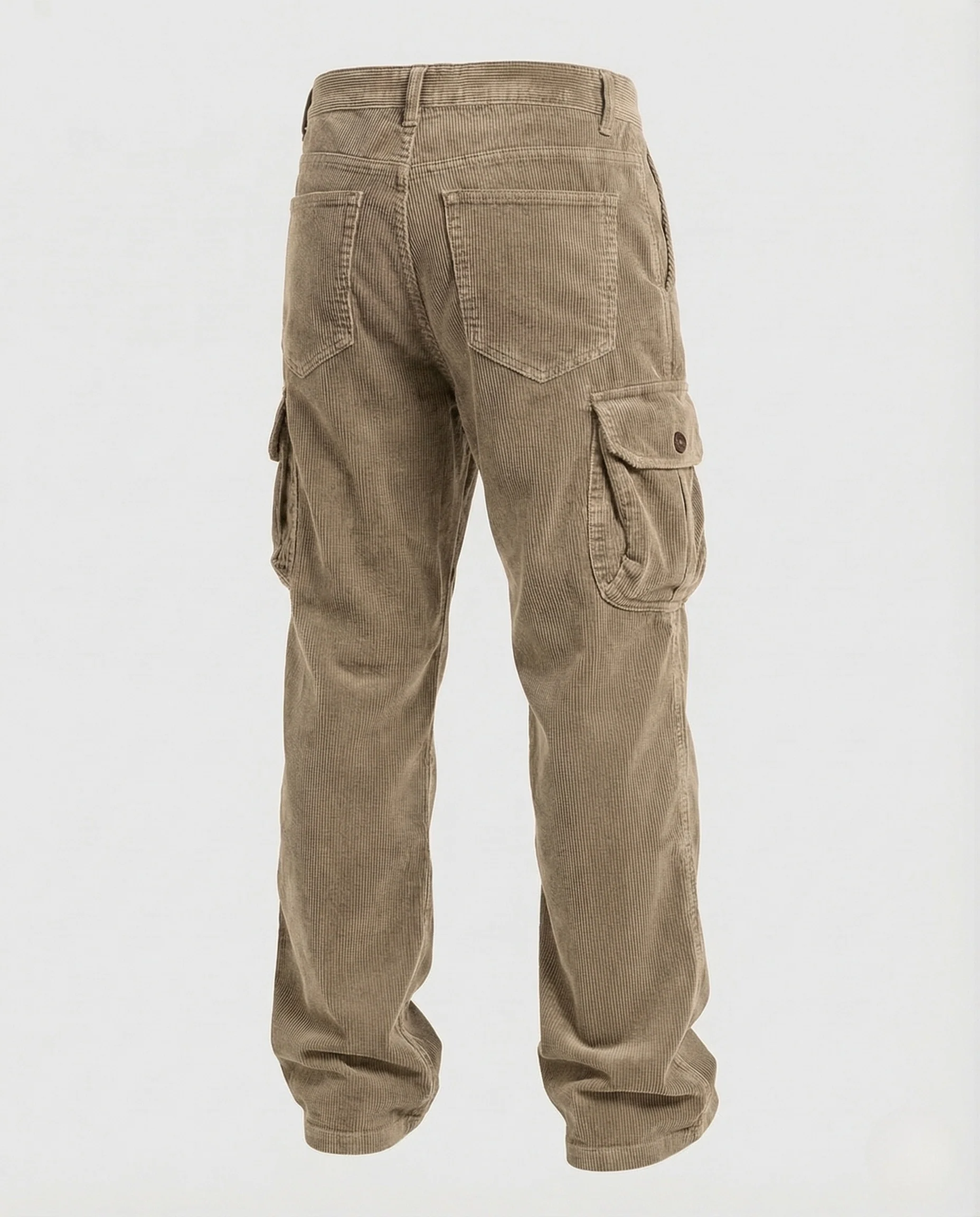 Herren Cord Cargo Hose Taschen - Image 8