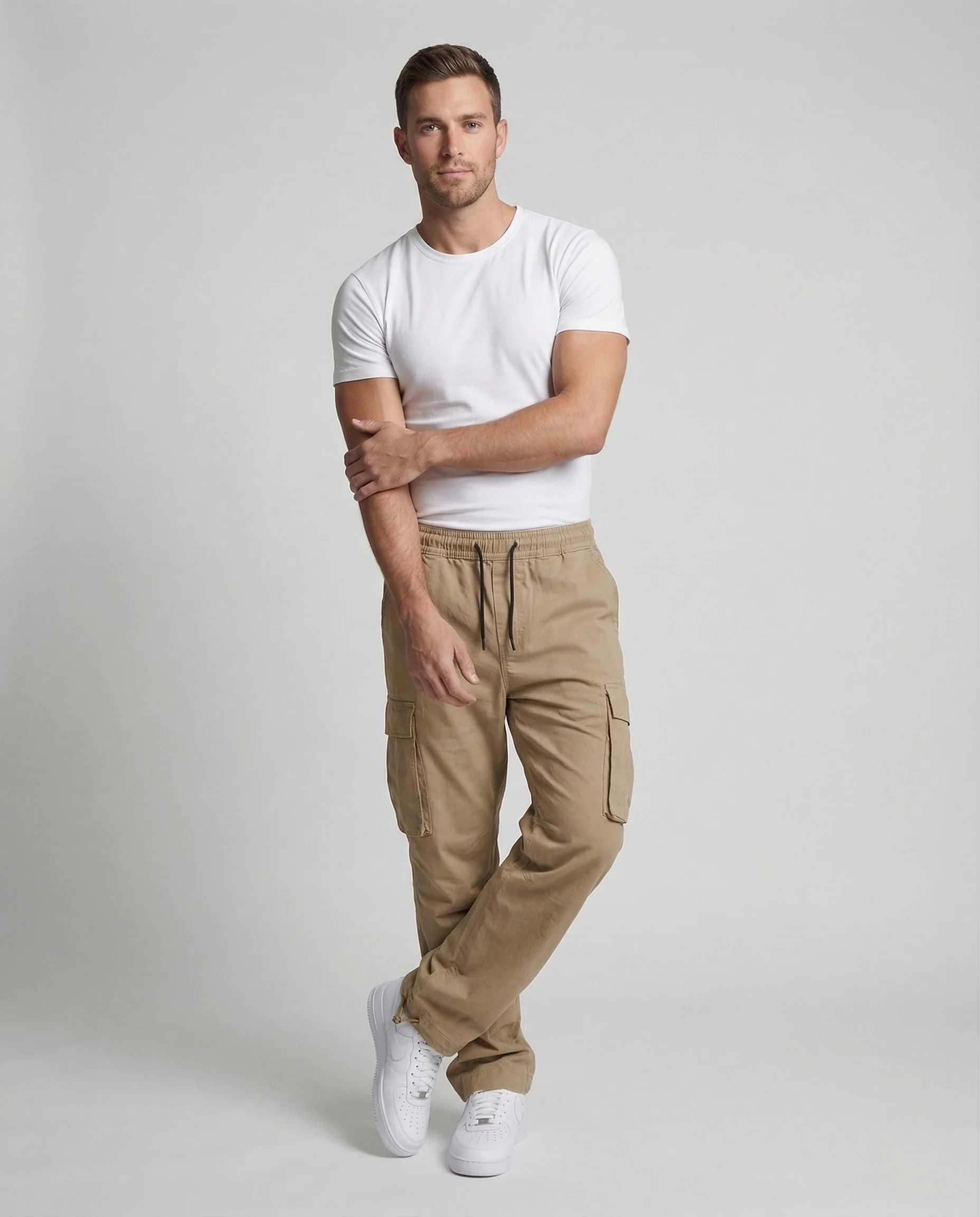 Herren Cargohose Robust Taschen