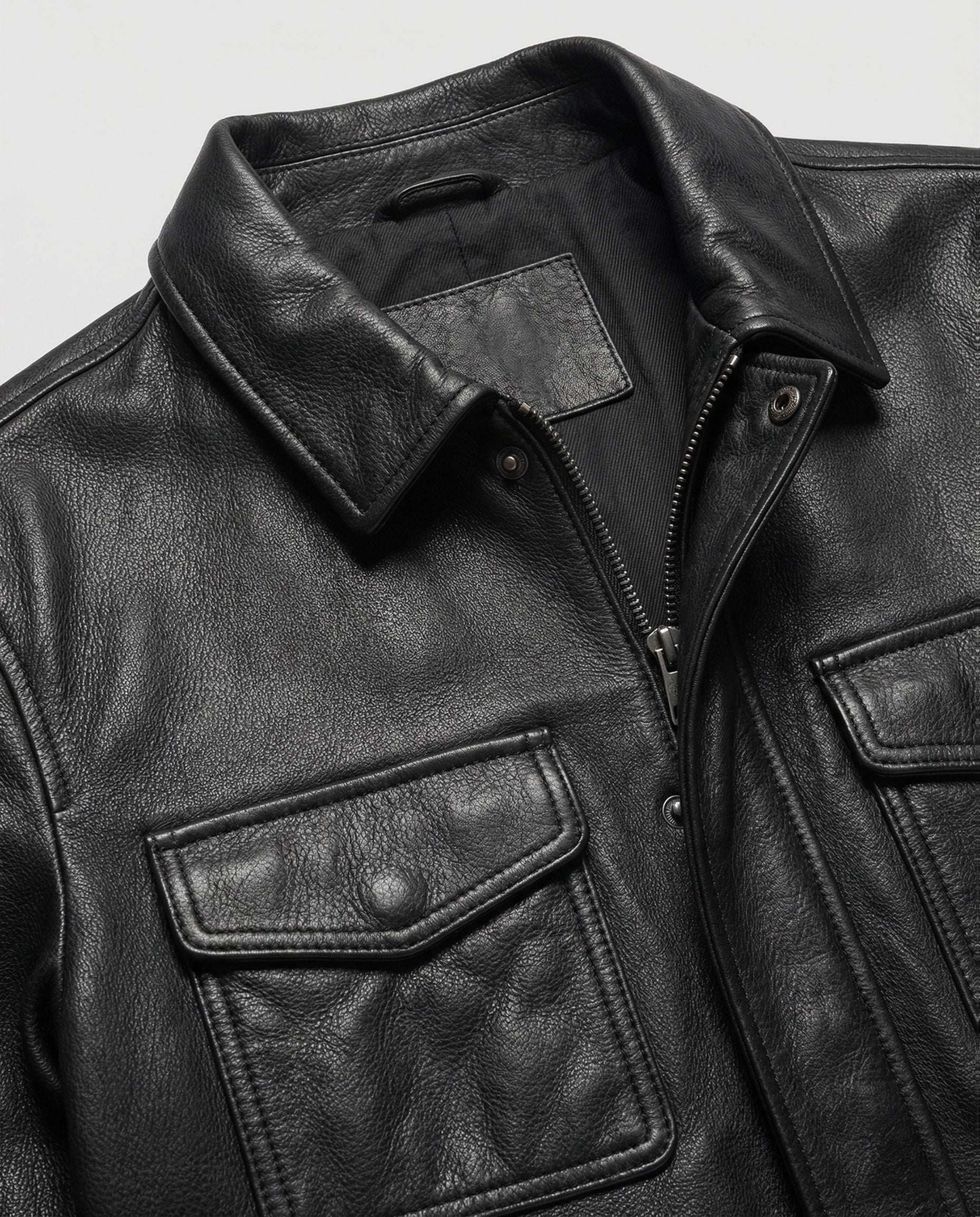 Herren Echtleder Fliegerblouson - Image 3