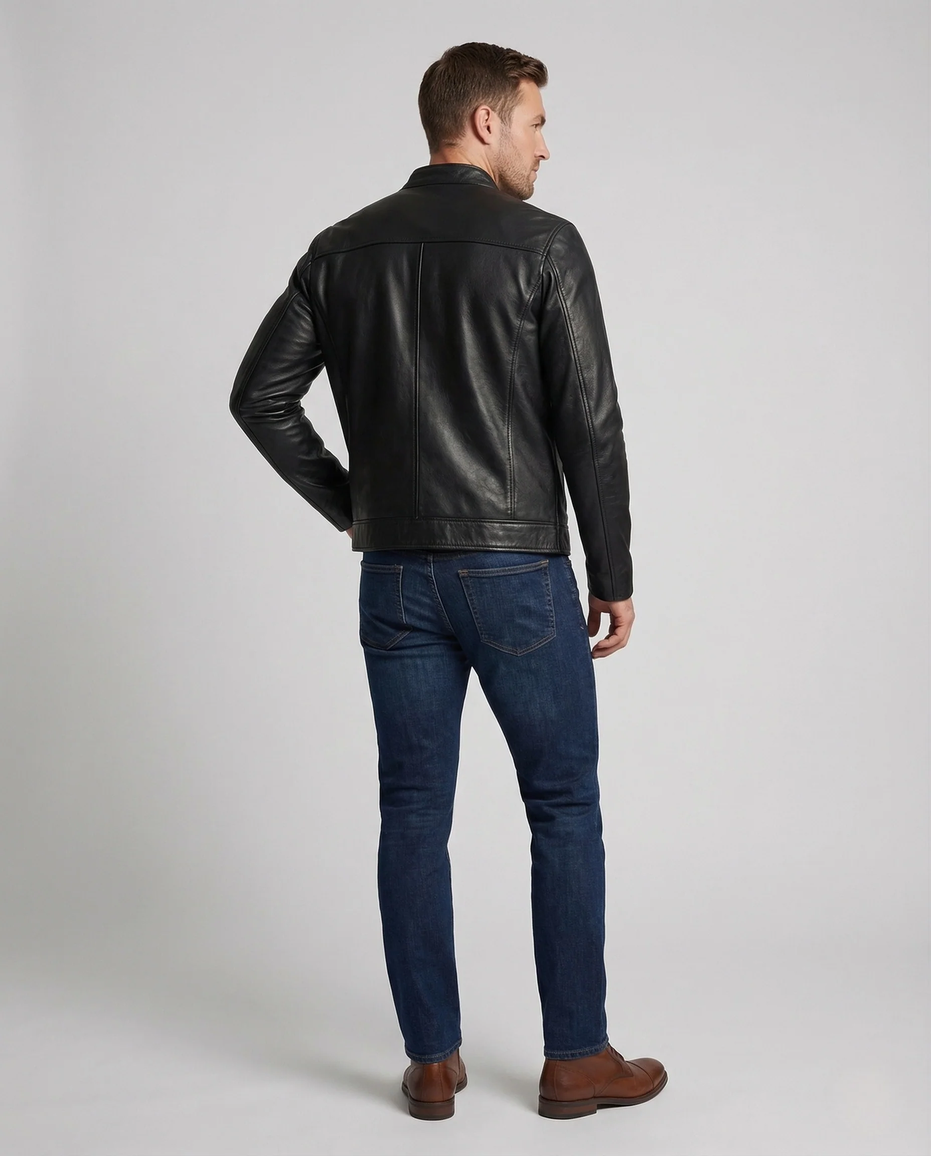 Herren Echtleder Fliegerblouson - Image 4