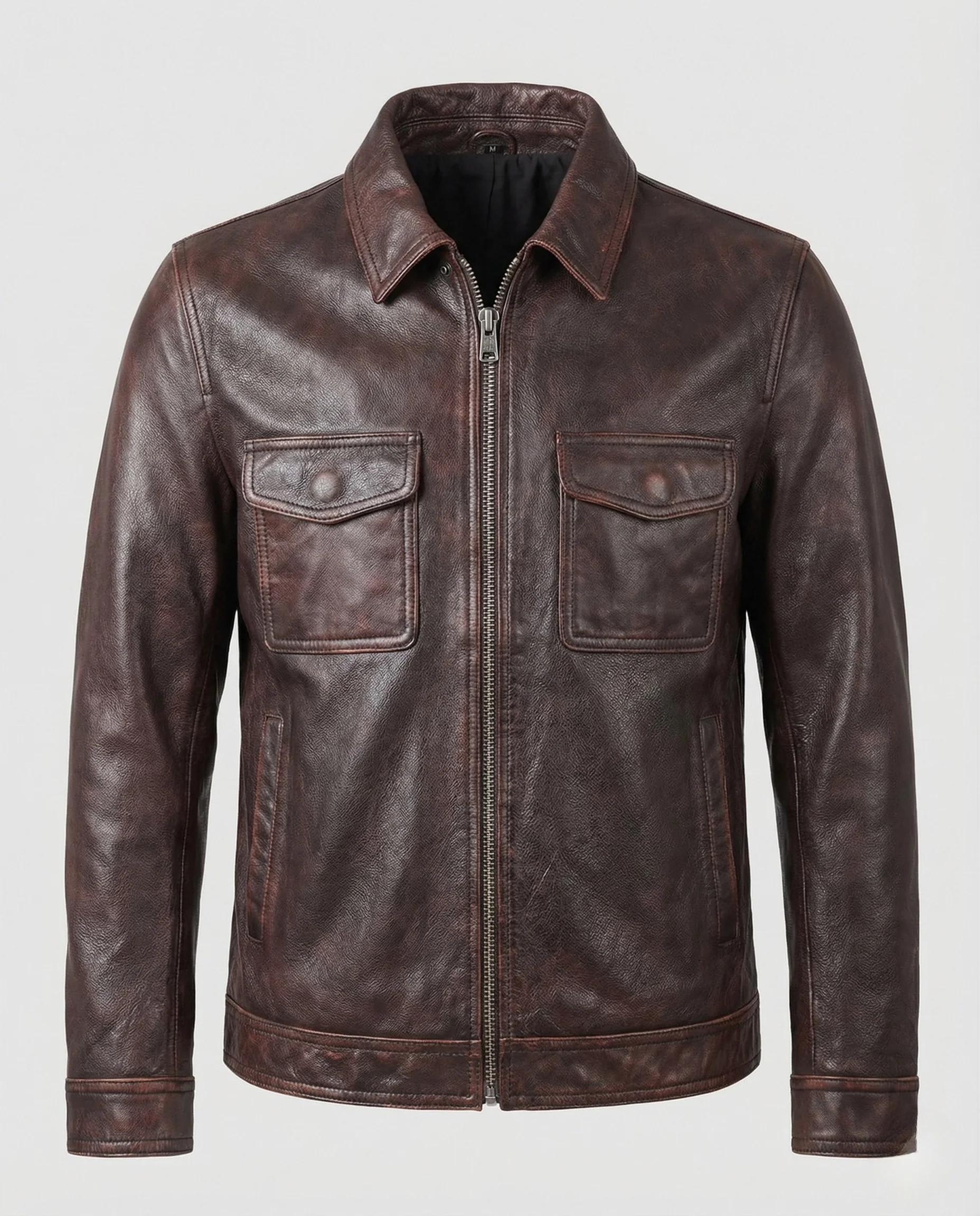 Herren Echtleder Fliegerblouson - Image 5