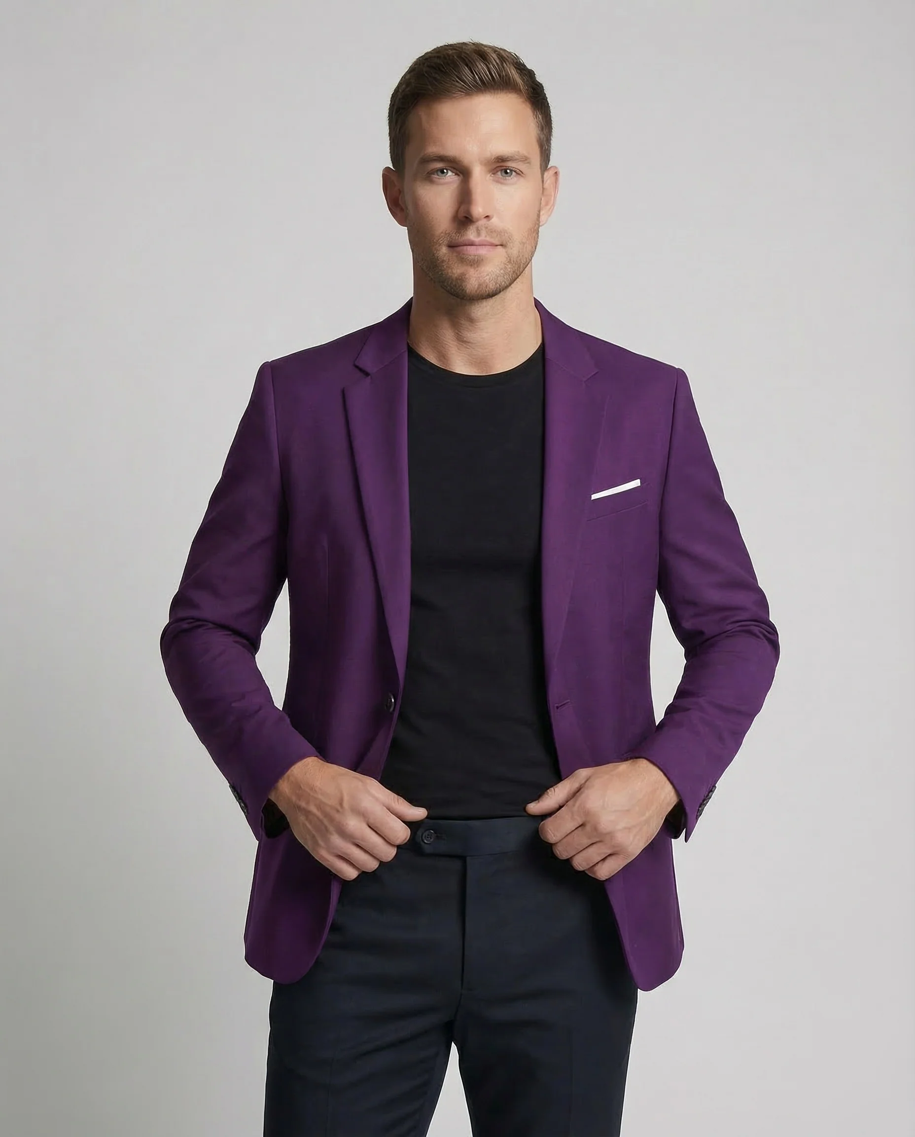 Herren Sakko Slim Ein Knopf - Image 2