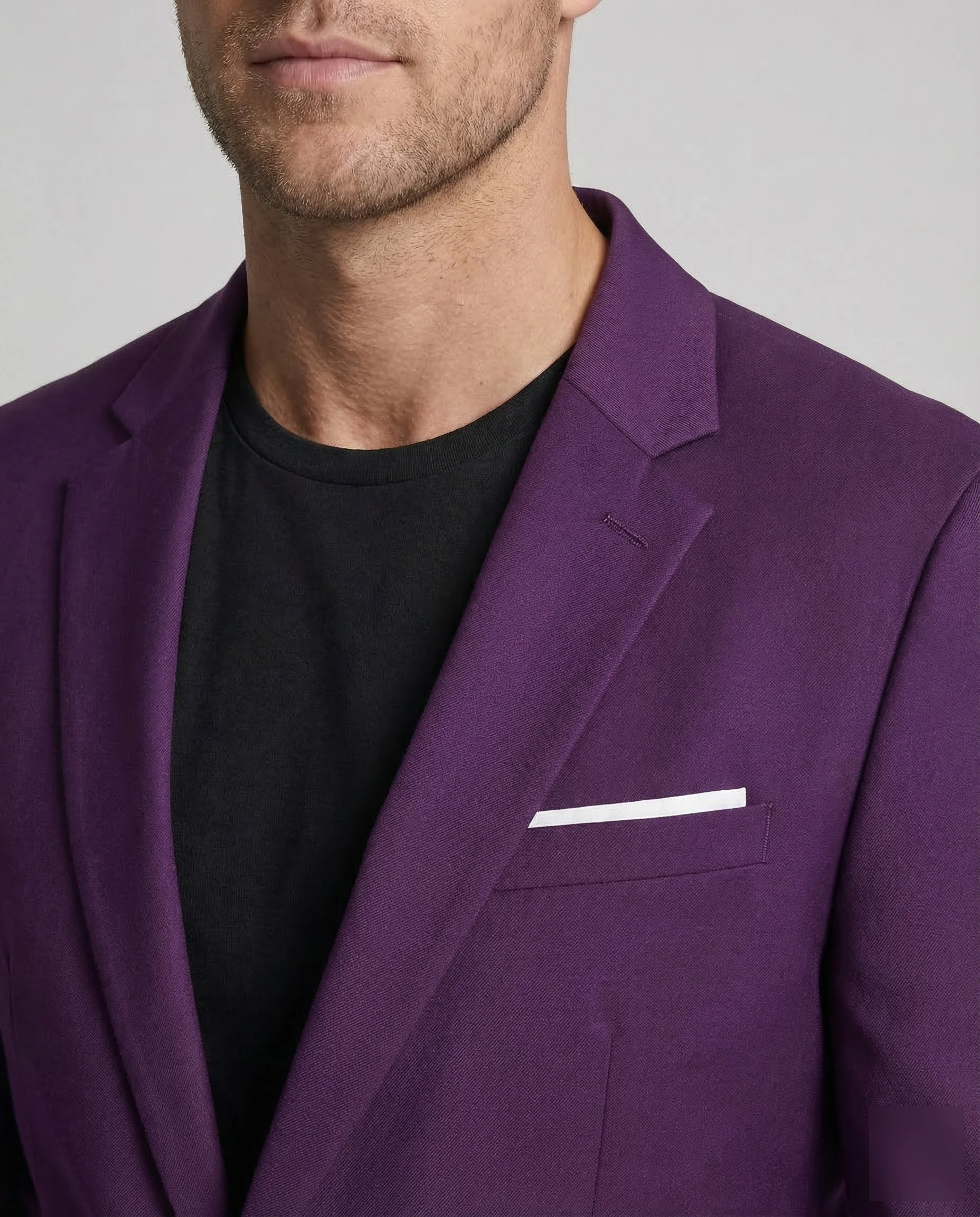 Herren Sakko Slim Ein Knopf - Image 3