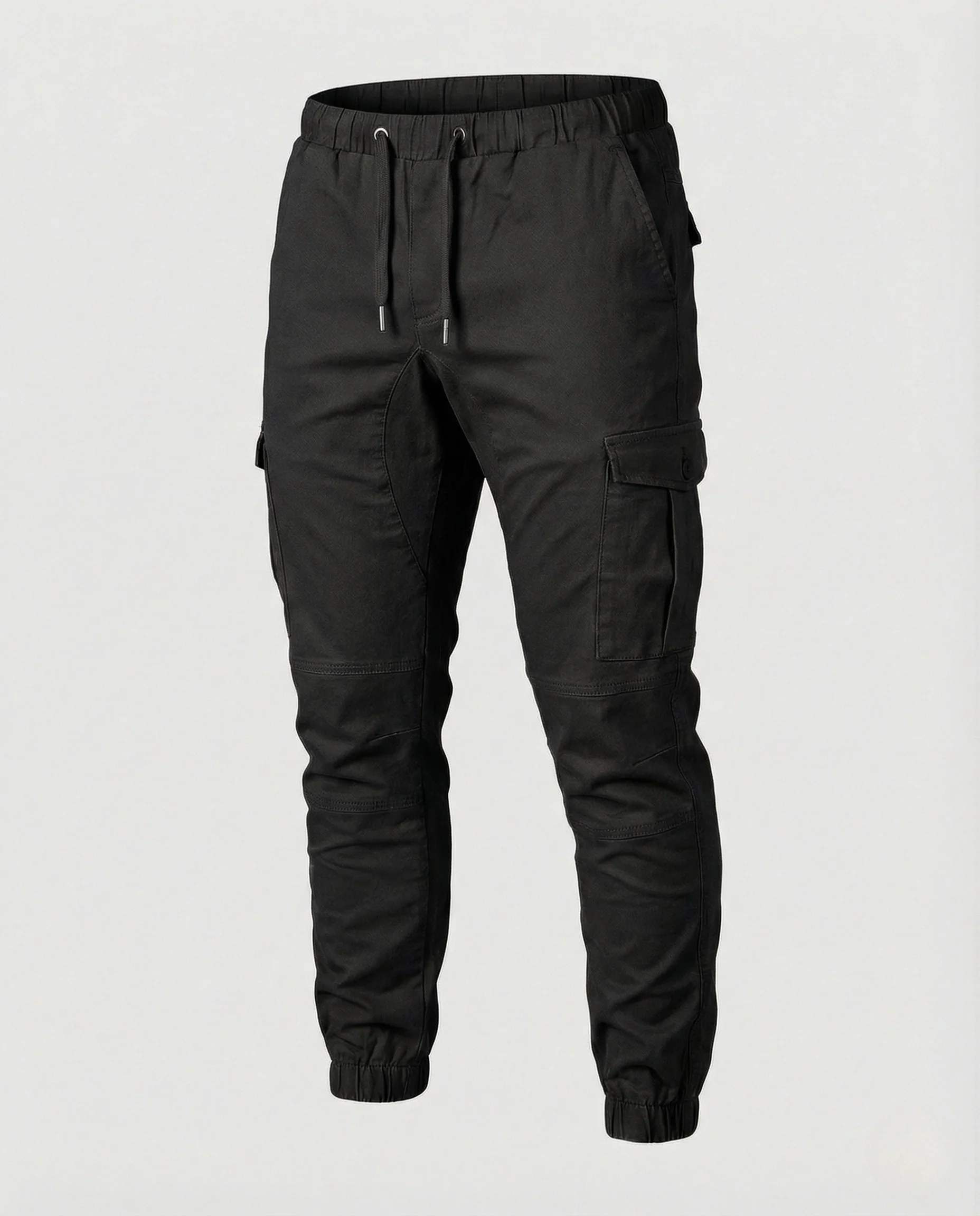 Herren Cargo Jogginghose mit Kordelzug & Klappentaschen - Image 6