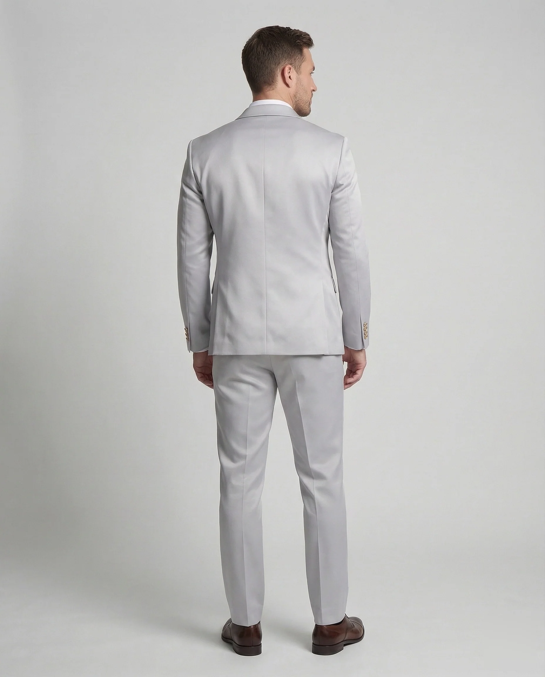 Businessanzug Stretch Wollmix Slim Herren - Image 3