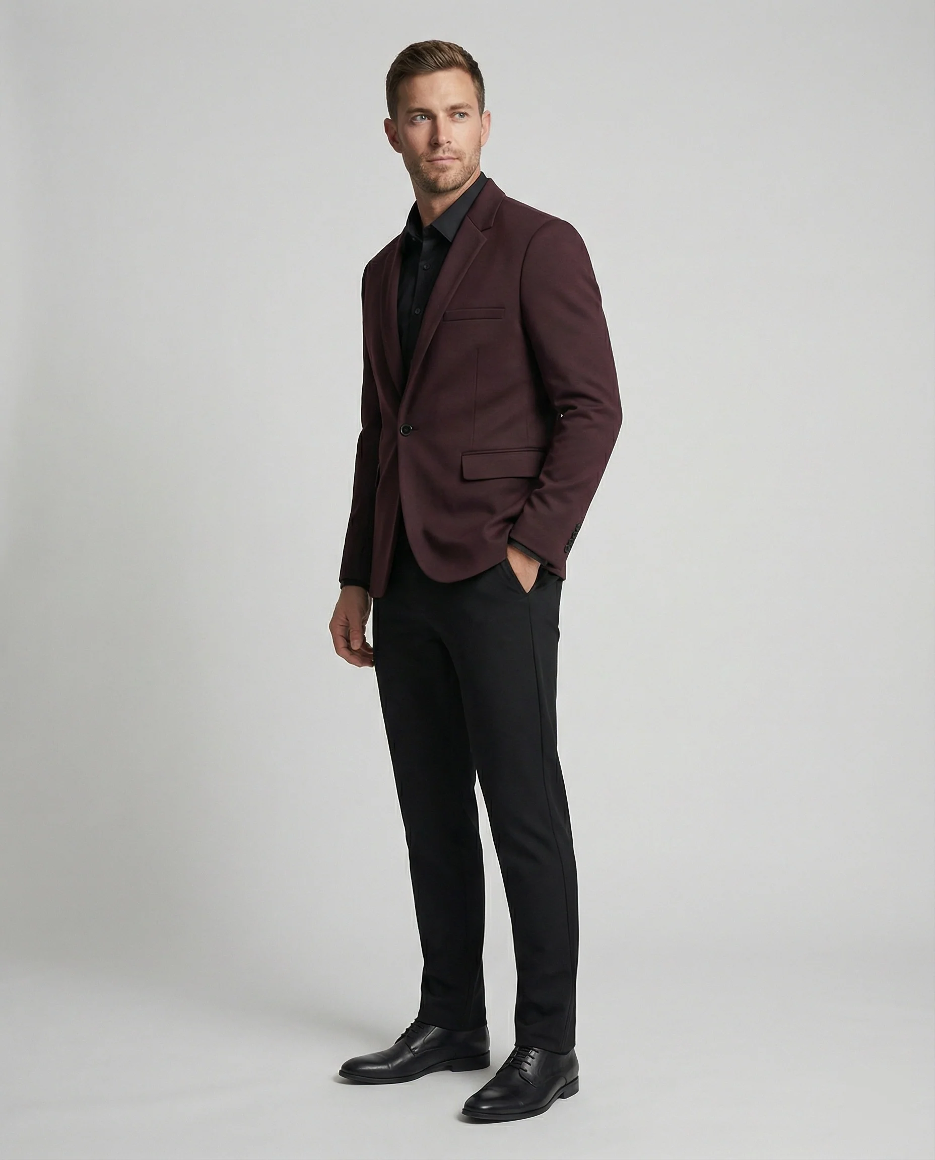 Herren Blazer Herren Einreiher - Image 4