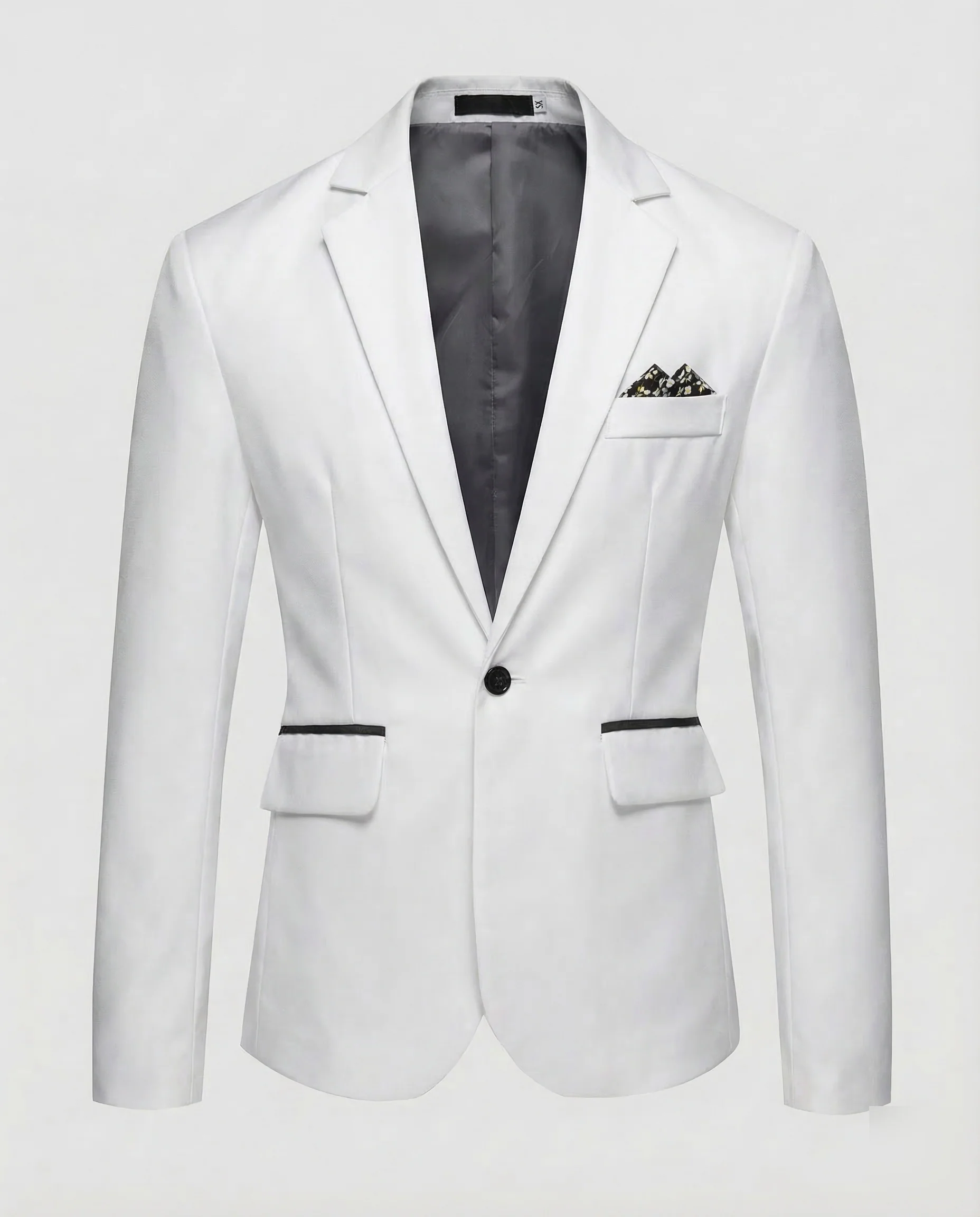 Herren Satin Sakko Slim - Image 12