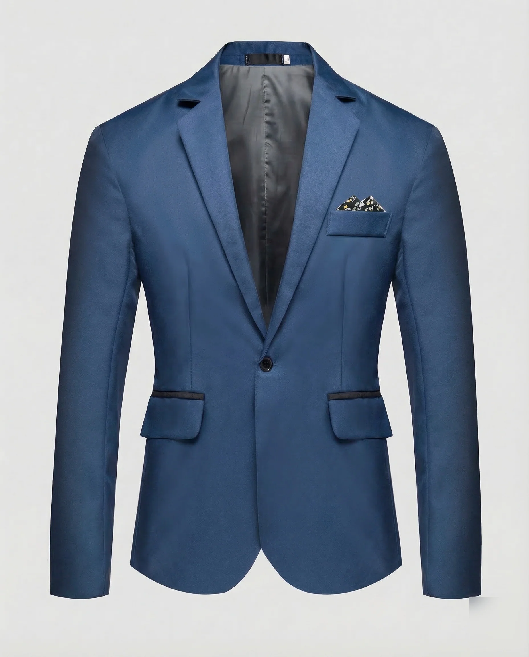 Herren Satin Sakko Slim - Image 6
