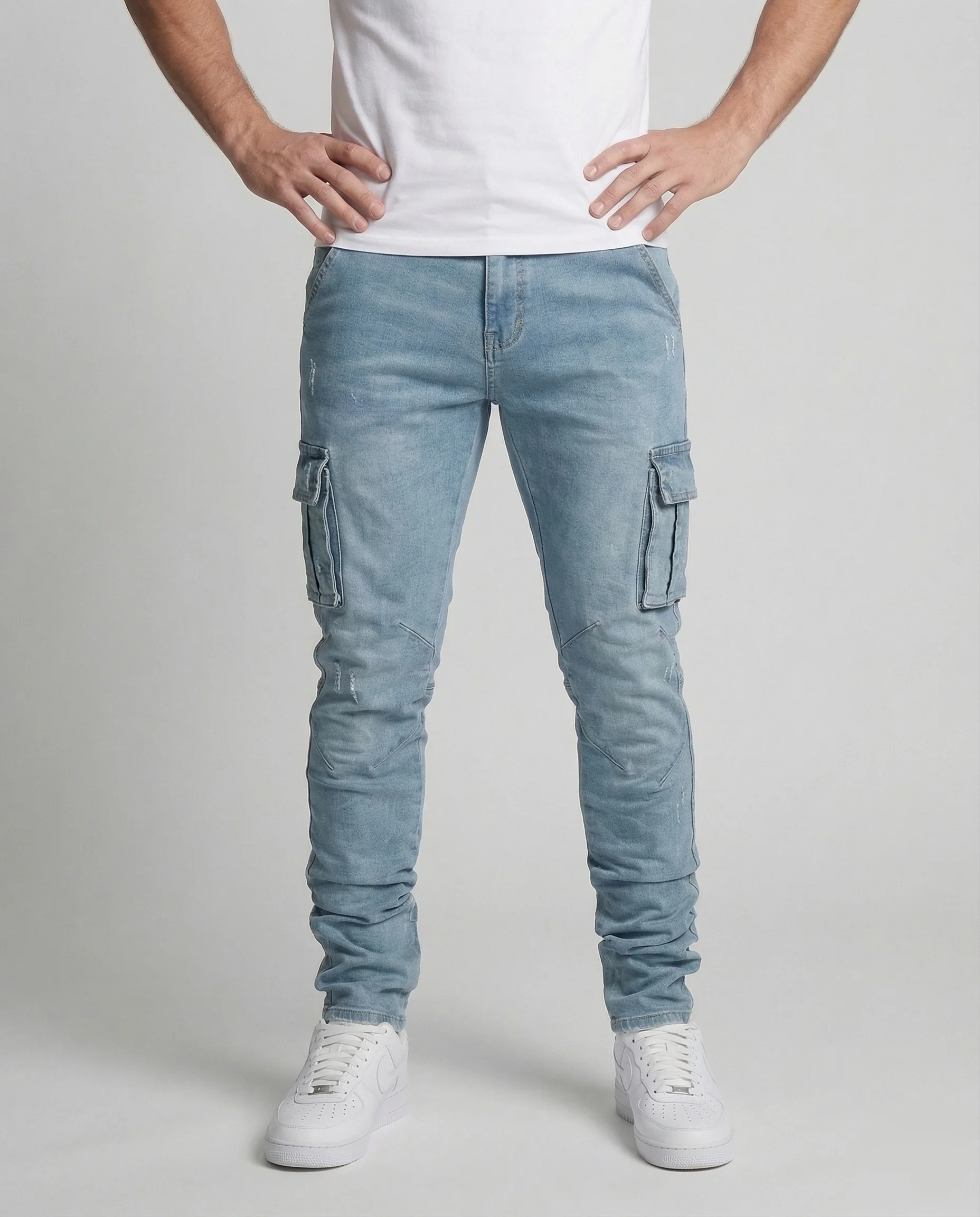 Herren Cargo Jeans Slim - Image 2