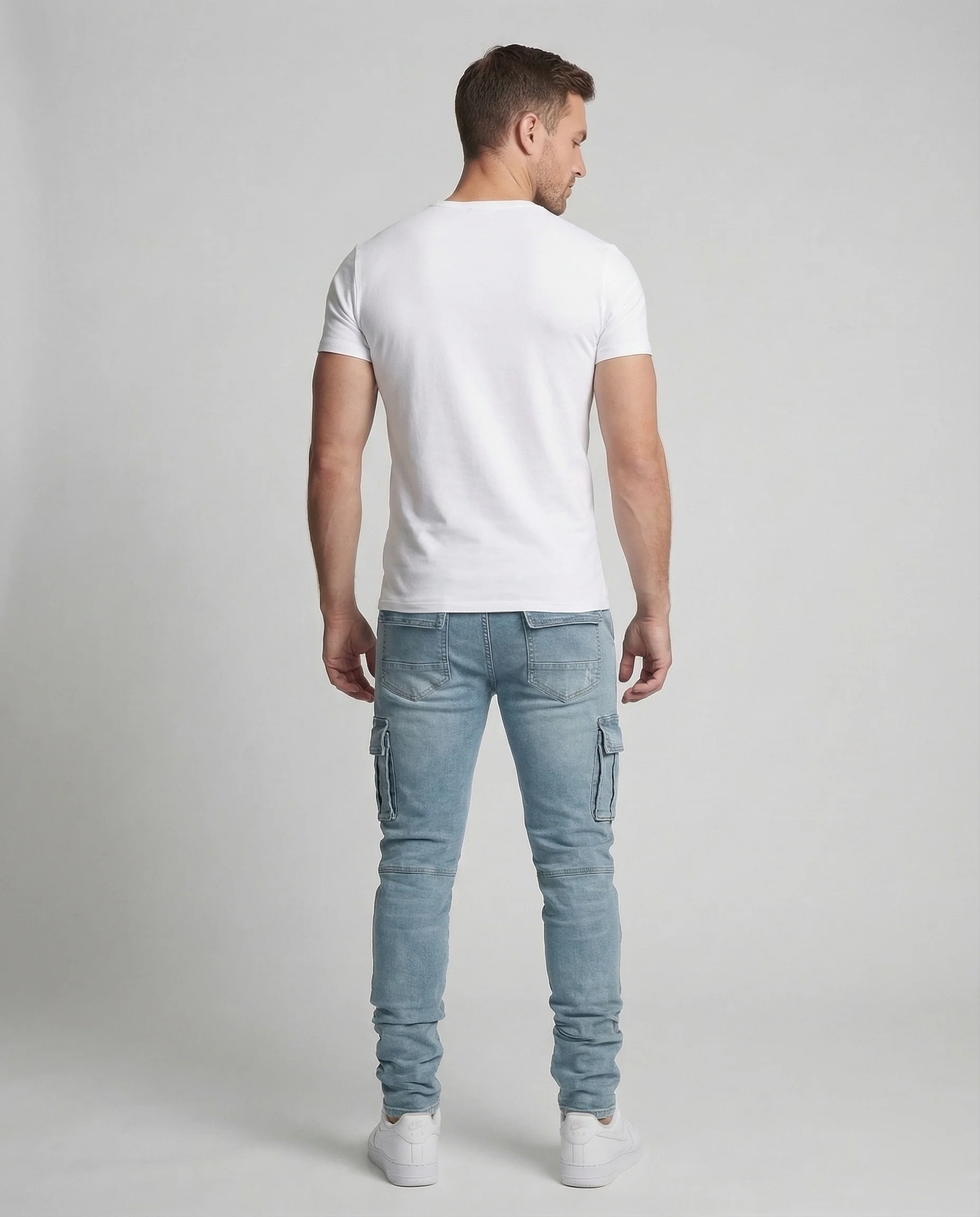 Herren Cargo Jeans Slim - Image 3