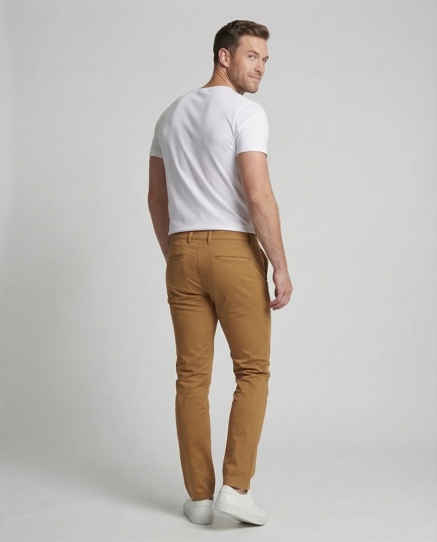 Herren Chinohose Slim Fit Stretch - Image 4