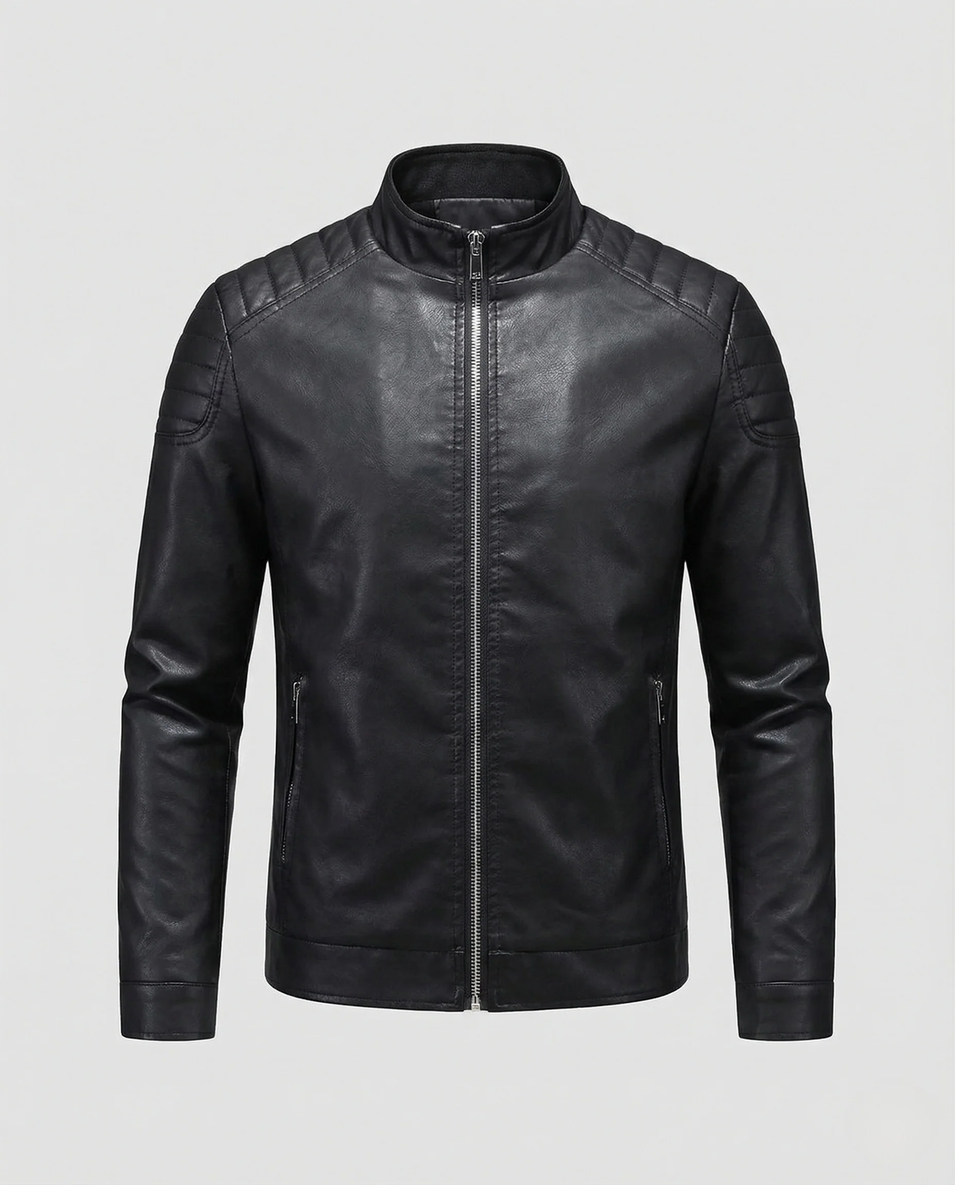 Herren Übergangsjacke Lederoptik - Image 5