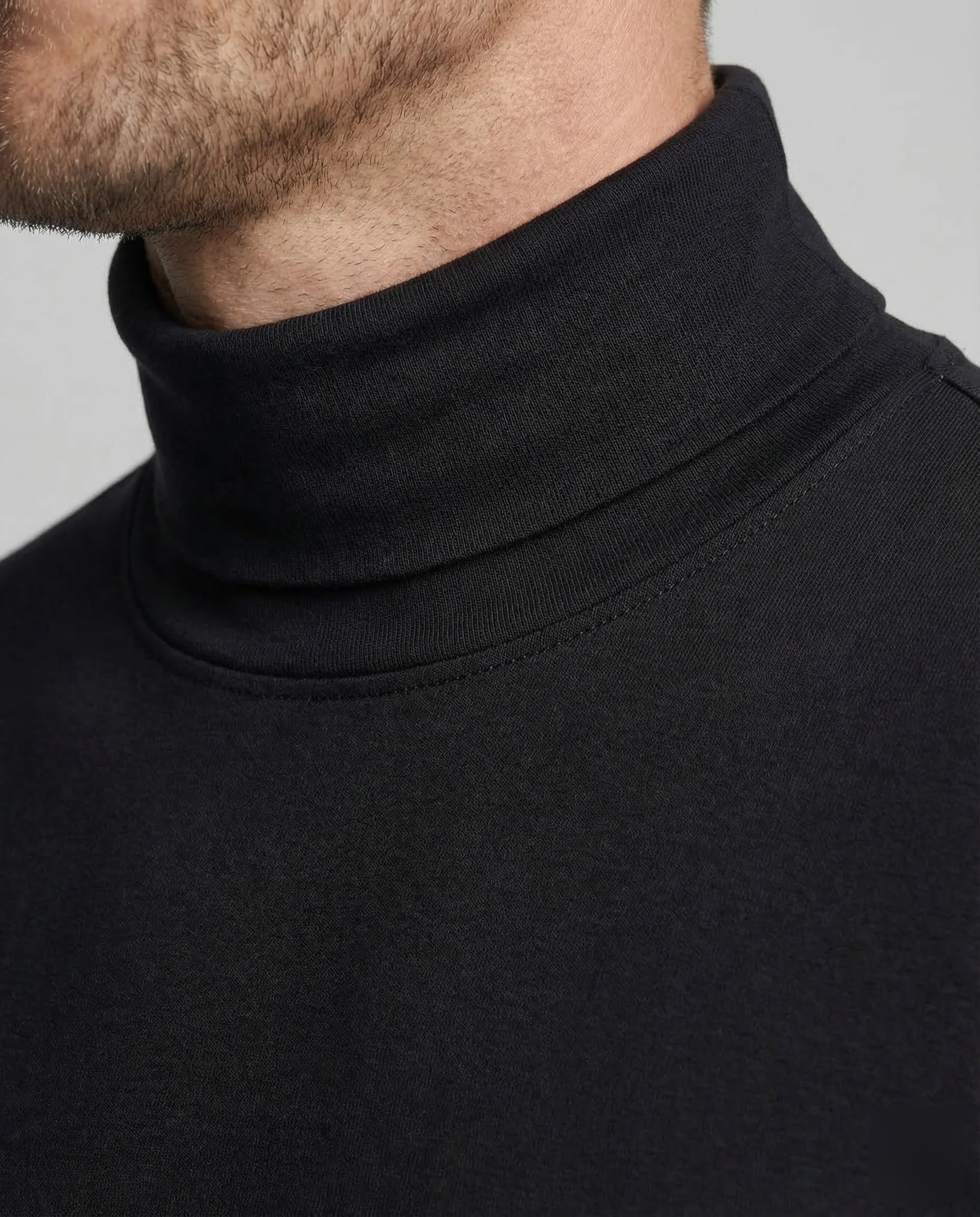 Herren Rollkragenpullover Feinstrick - Image 3