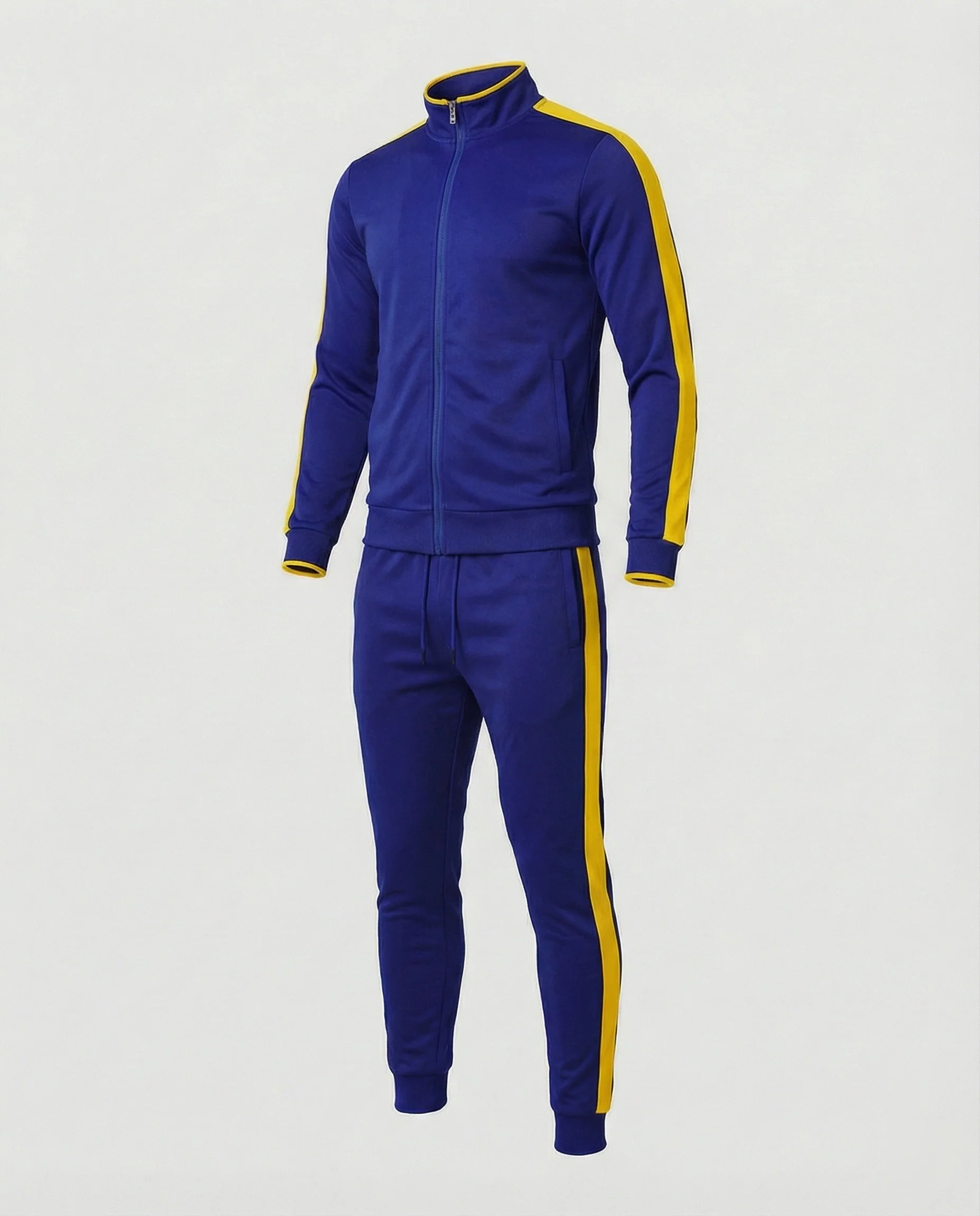 Herren Trainingsanzug Slim Fit mit Stehkragen - Image 6