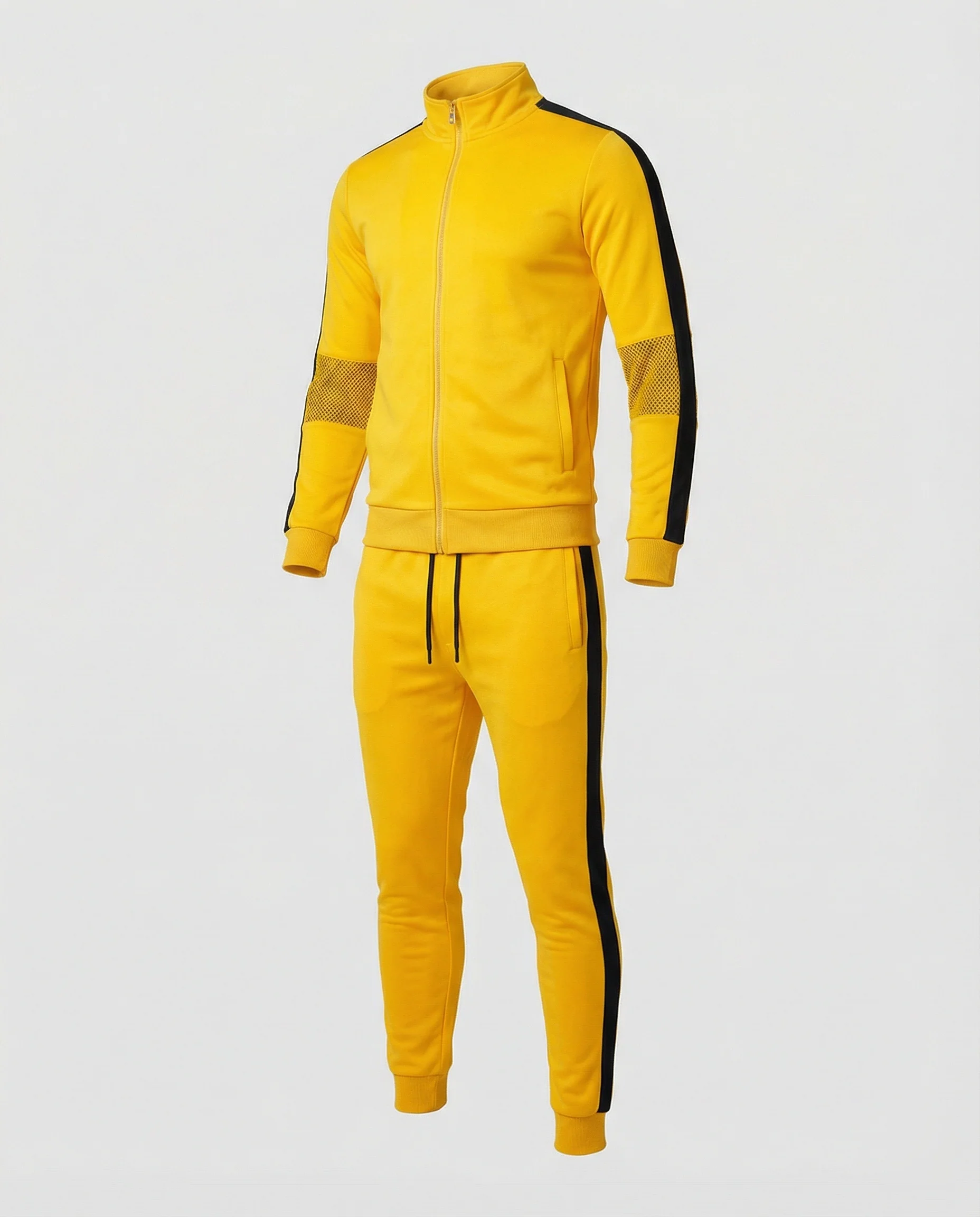 Herren Trainingsanzug Slim Fit mit Stehkragen - Image 7