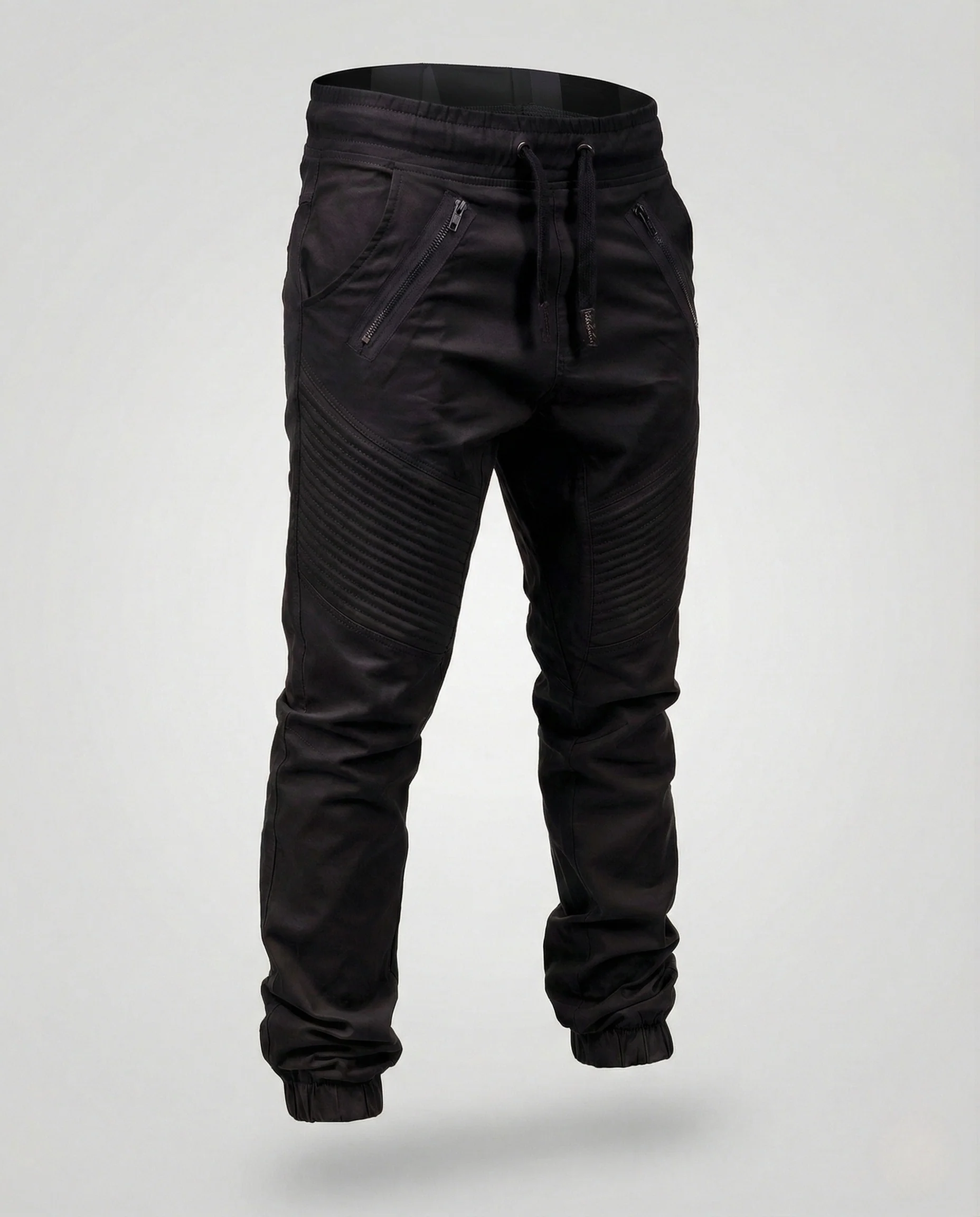 Herren Biker Jogginghose mit Steppdetails - Image 8