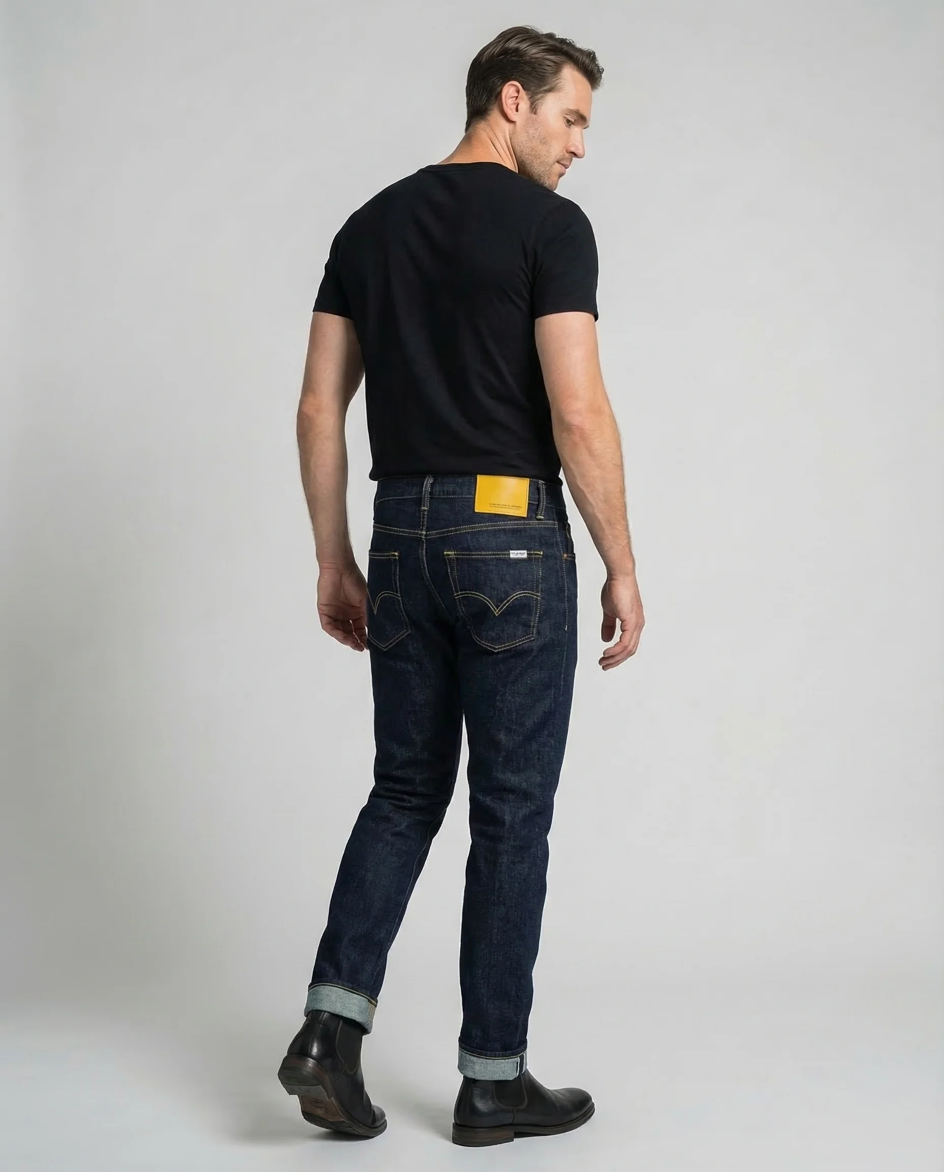 Herren Jeans Raw Denim - Image 4