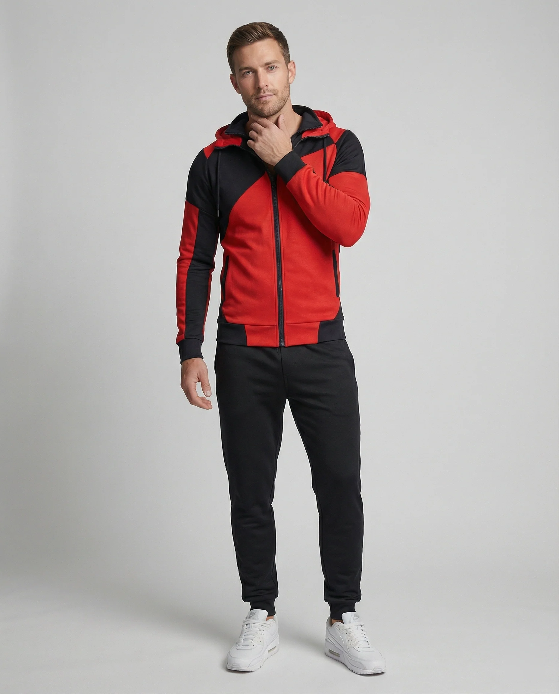 Herren Jogginganzug mit Kapuze Slim Fit - Image 6