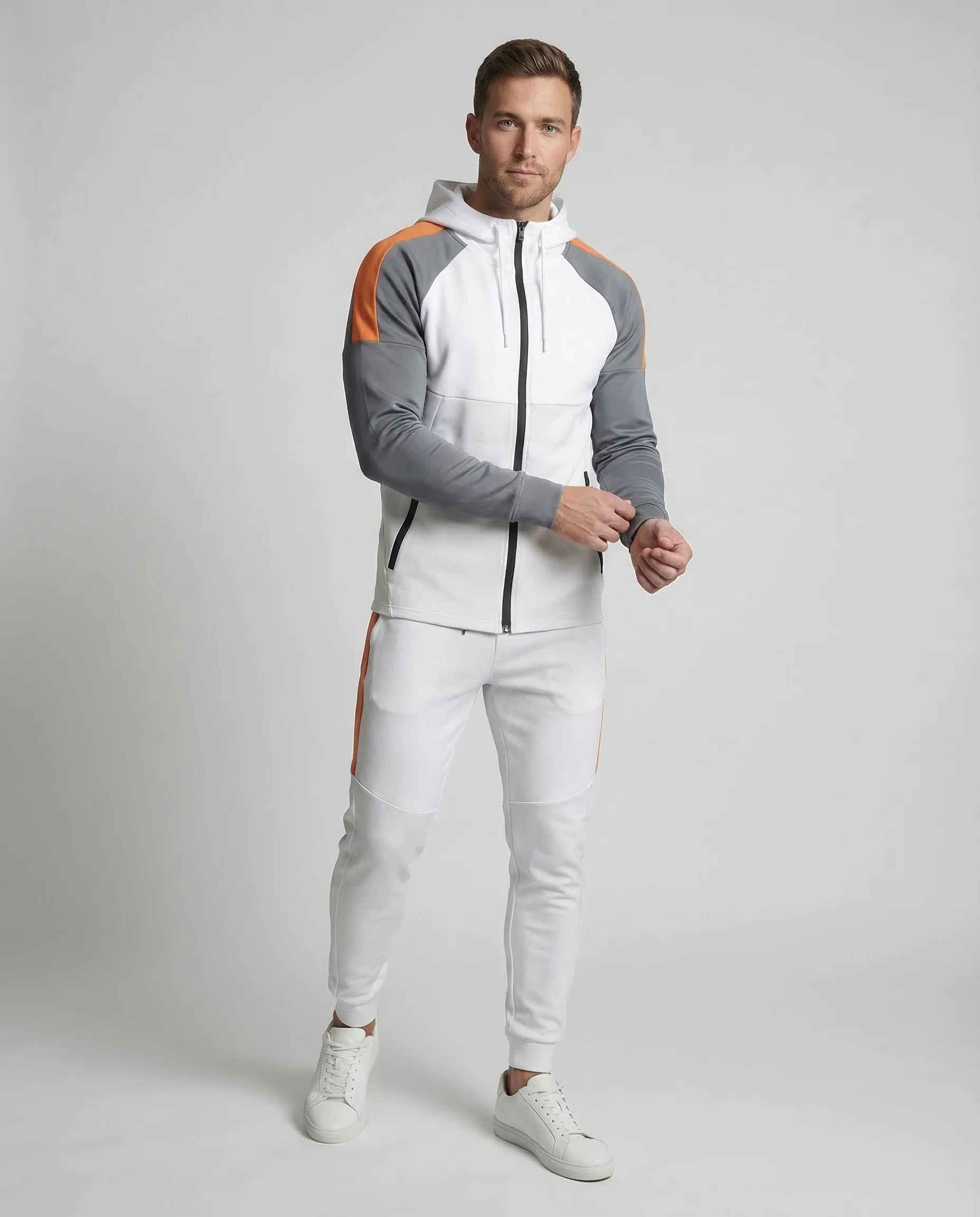 Herren Trainingsanzug Set Kapuze