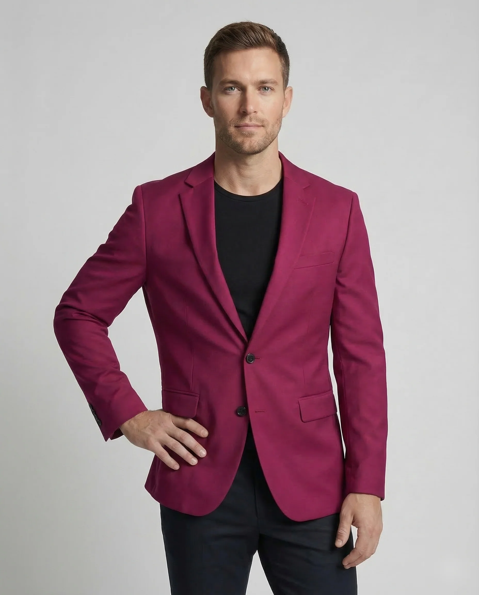 Herren Businessblazer Struktur - Image 2