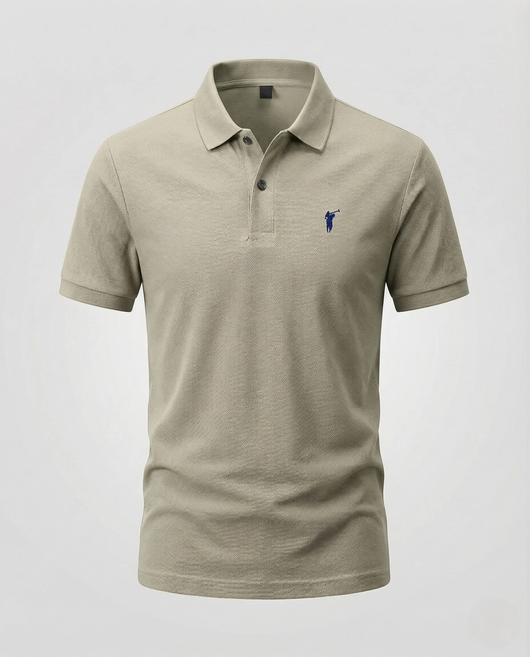 Herren Piqué Polohemd mit Bruststick und Rippabschlüssen - Image 16