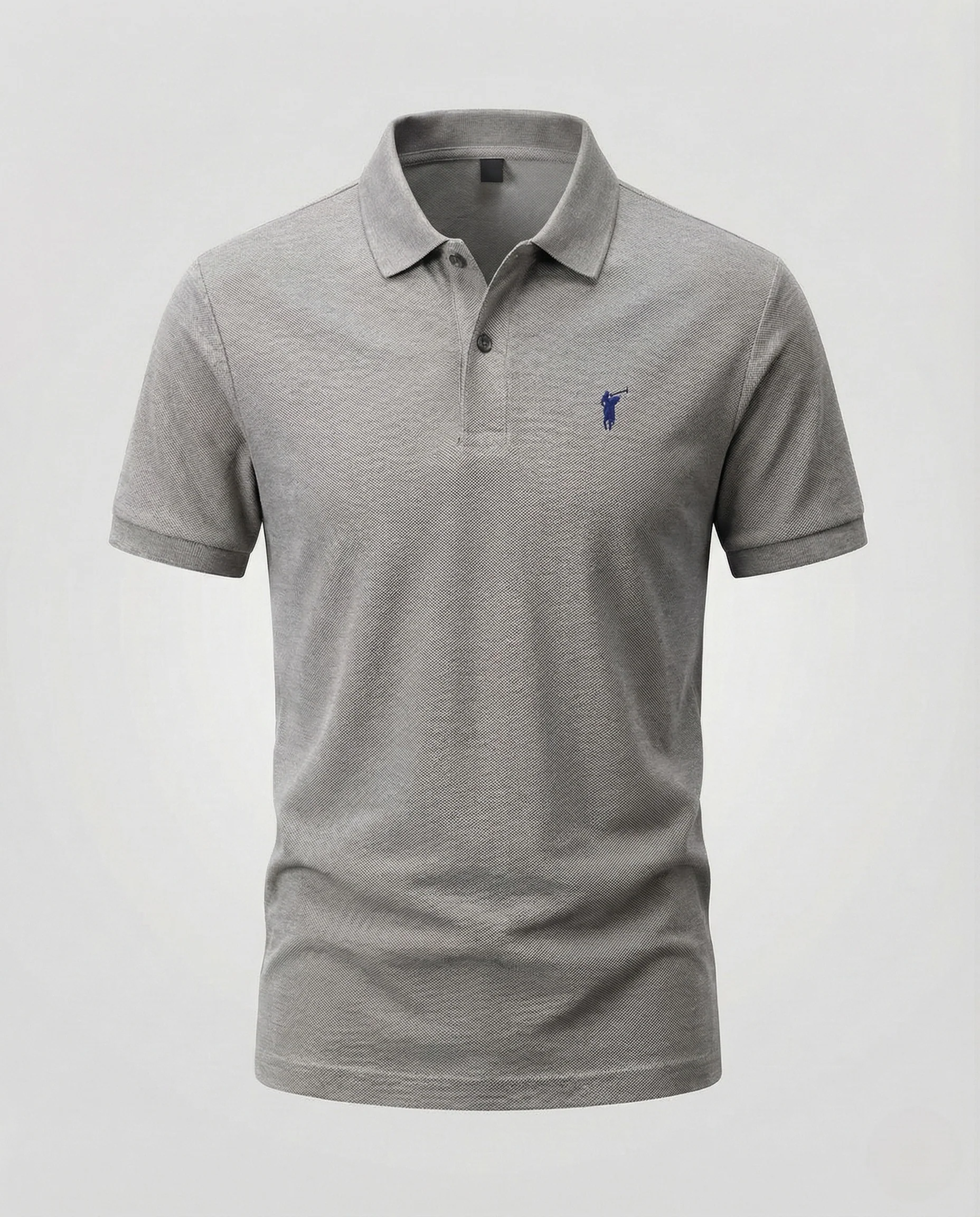 Herren Piqué Polohemd mit Bruststick und Rippabschlüssen - Image 23