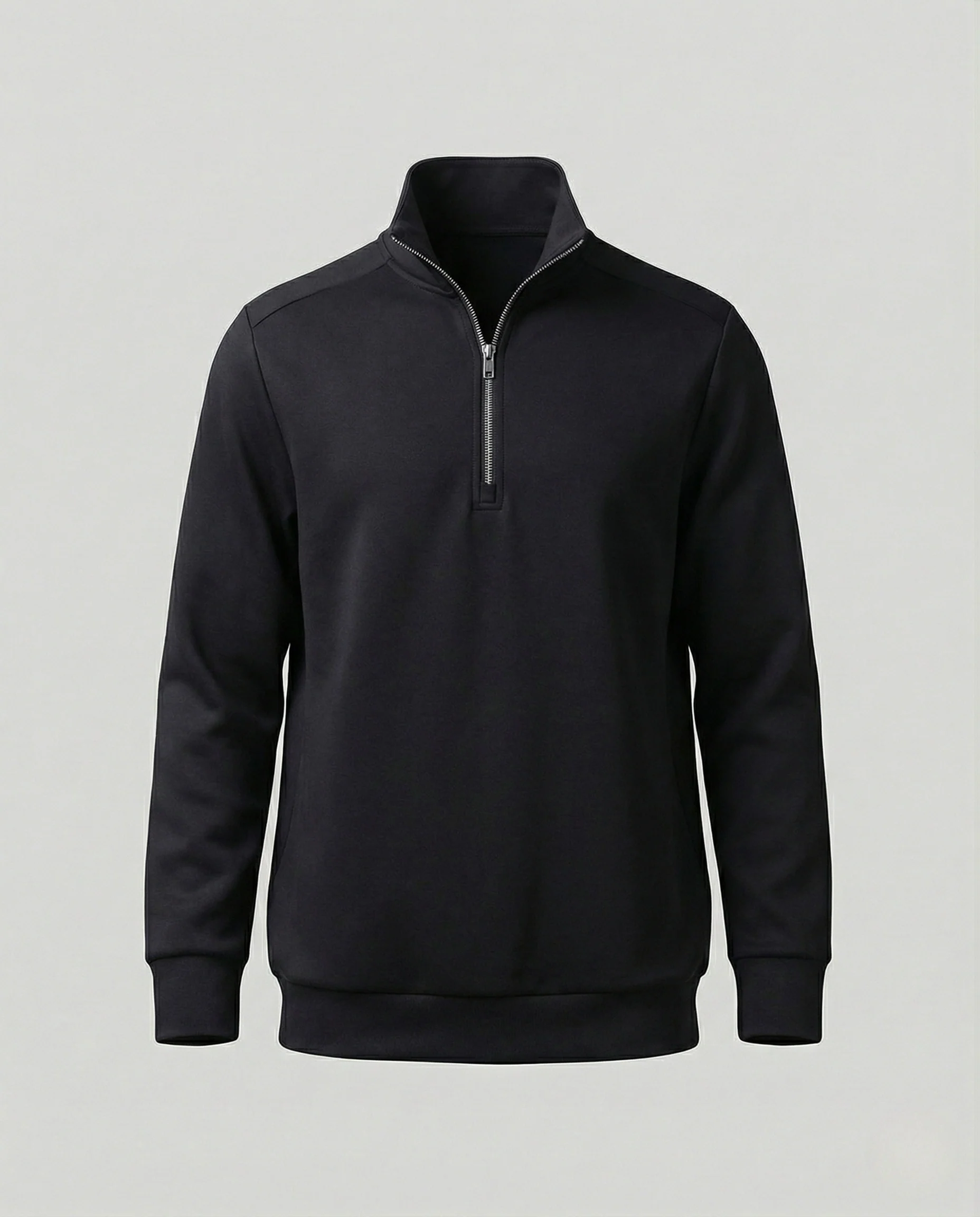 Herren Sweatshirt mit Stehkragen und Reißverschluss - Image 7