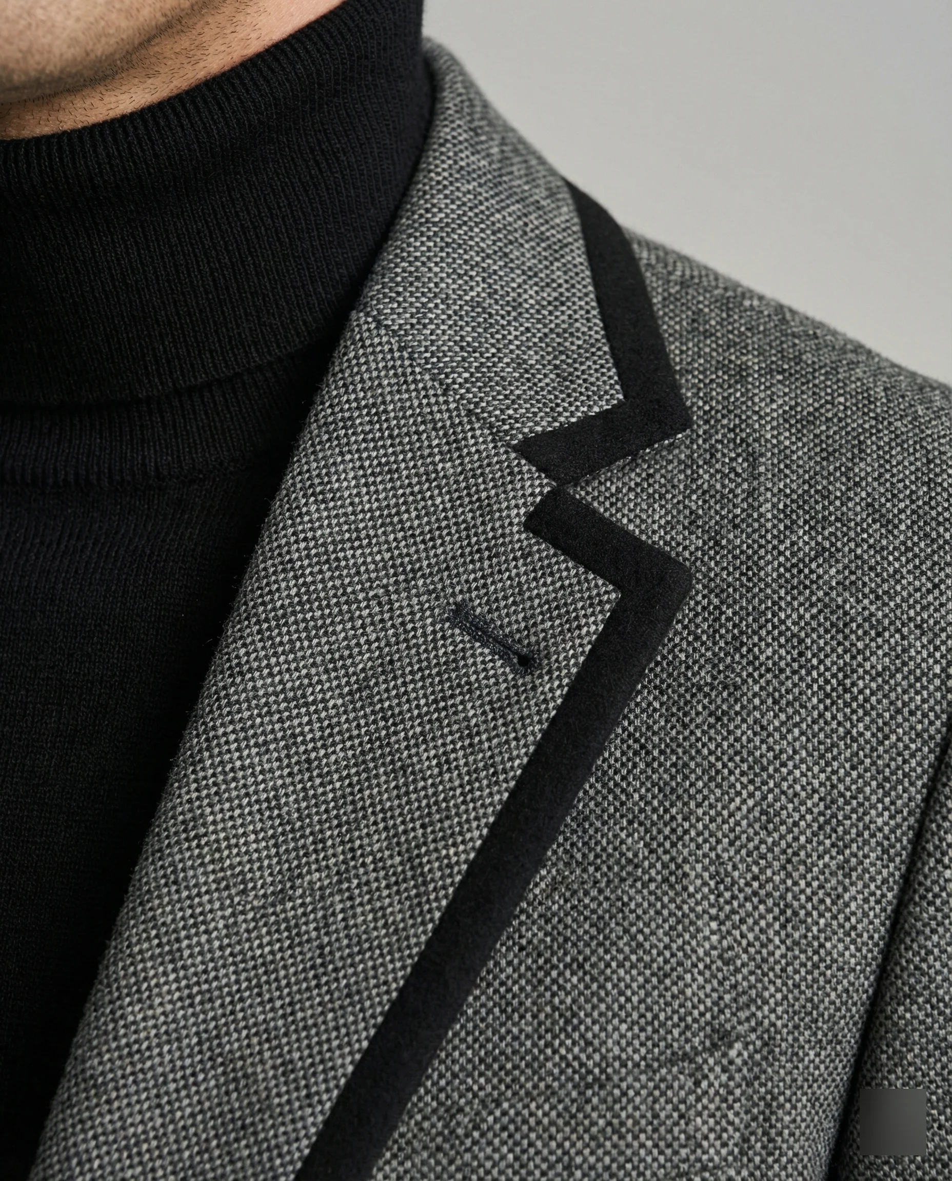 Herren Business Sakko Glencheck Slim Fit - Image 3