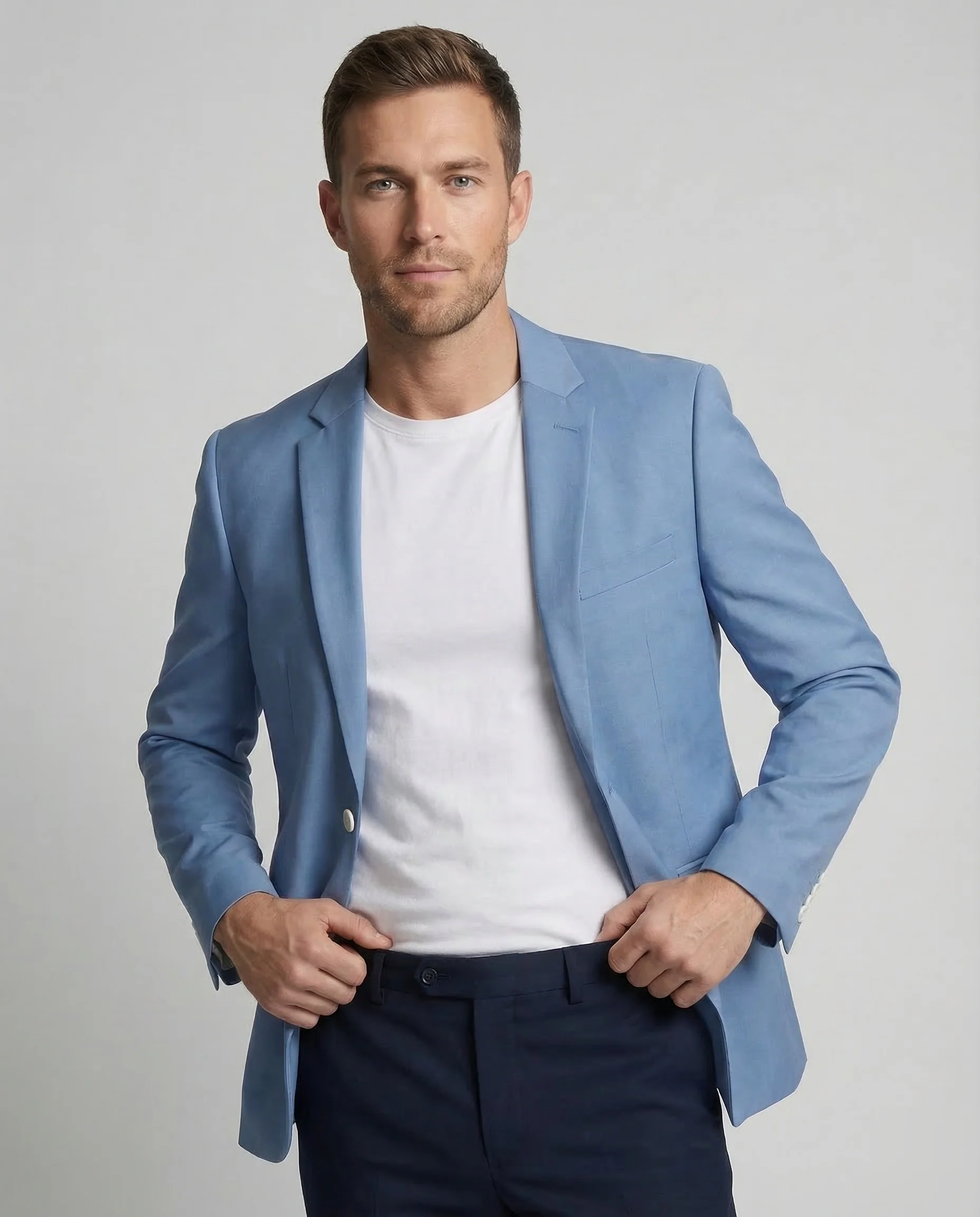 Herren Business Sakko Tailliert - Image 2