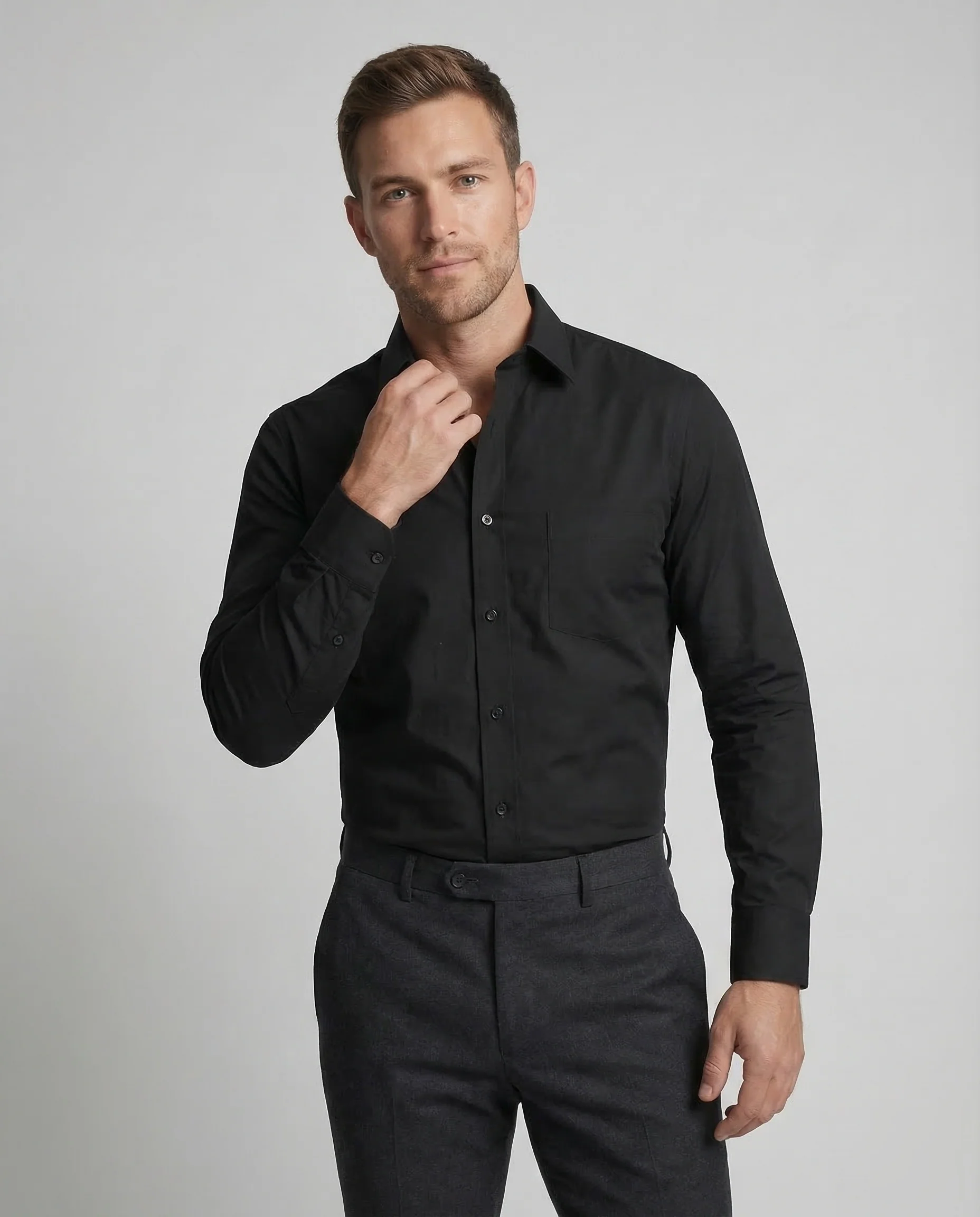 Herren Businesshemd Stretch - Image 2