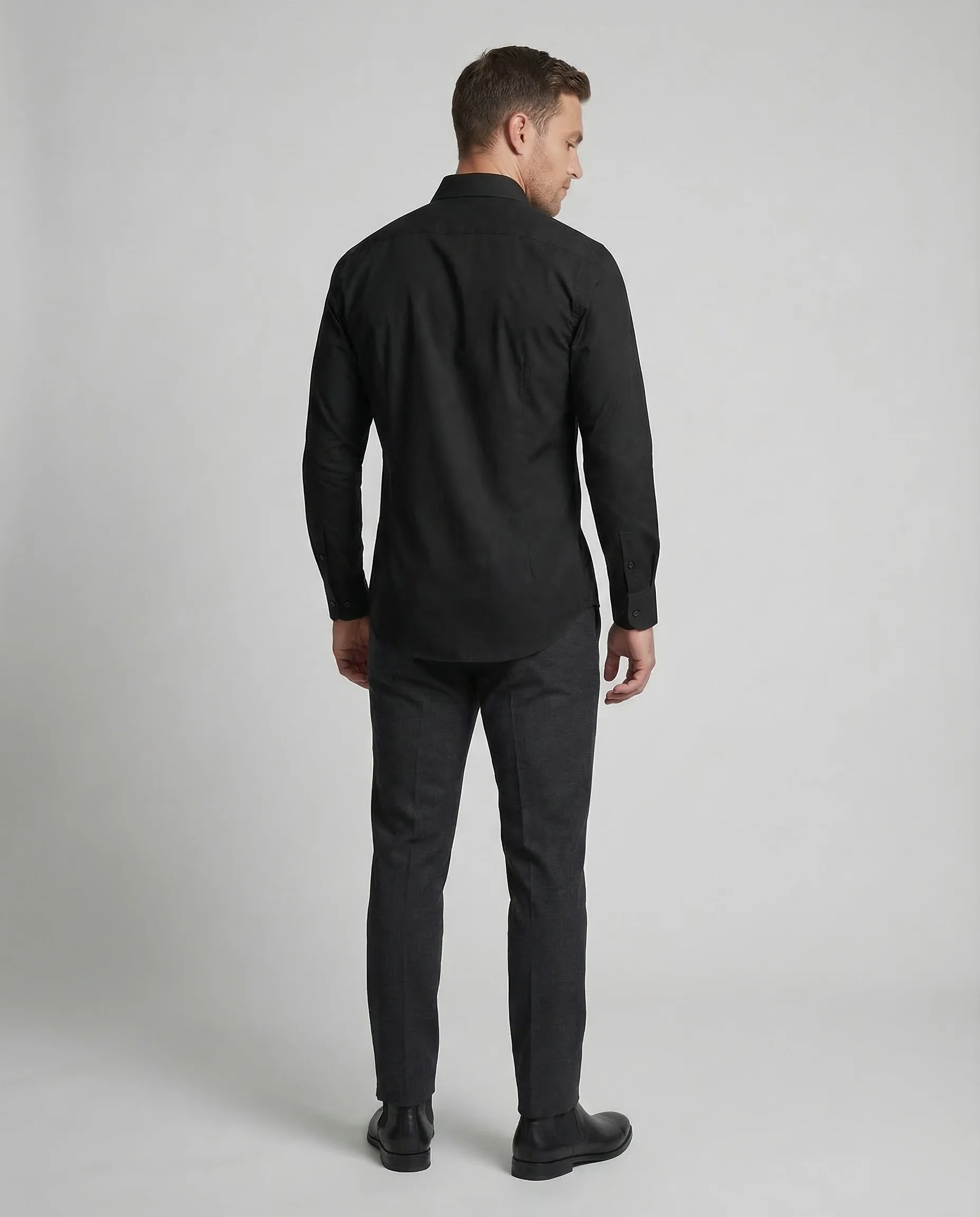 Herren Businesshemd Stretch - Image 4