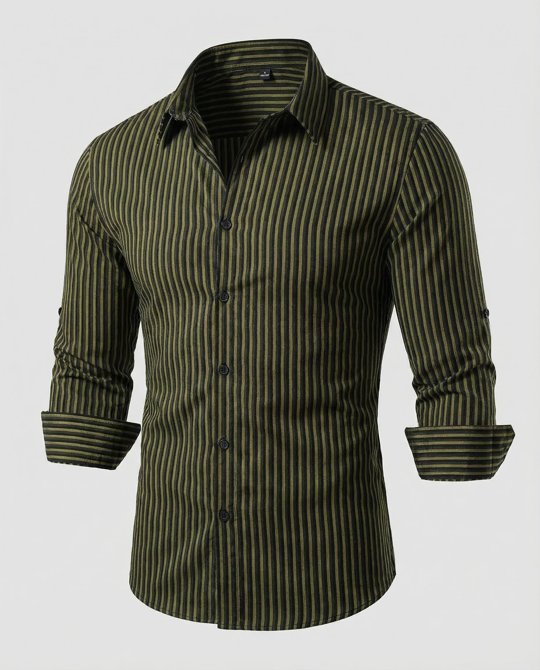 Herren Hemd gestreift slim fit - Image 4