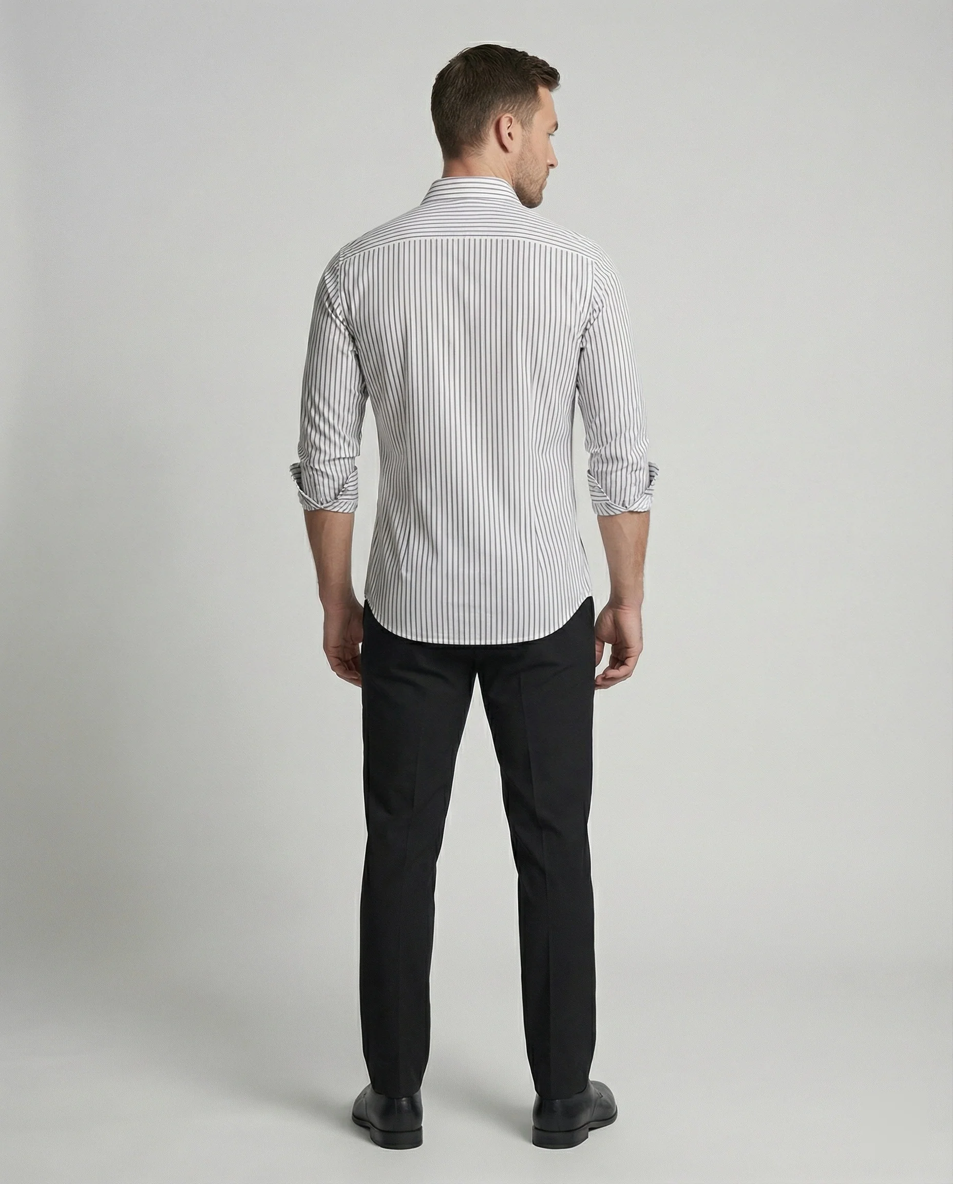 Herren Hemd gestreift slim fit - Image 6