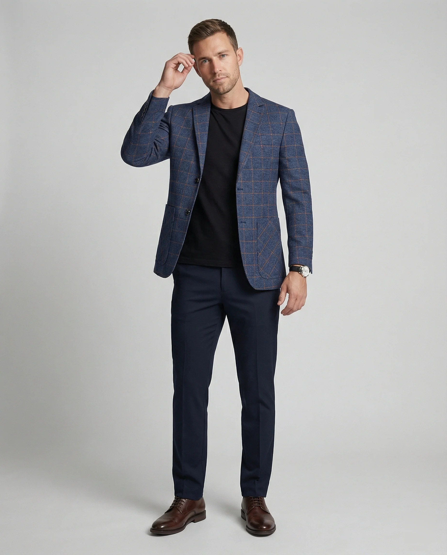Herren Karosakko Slim Fit Business - Image 6