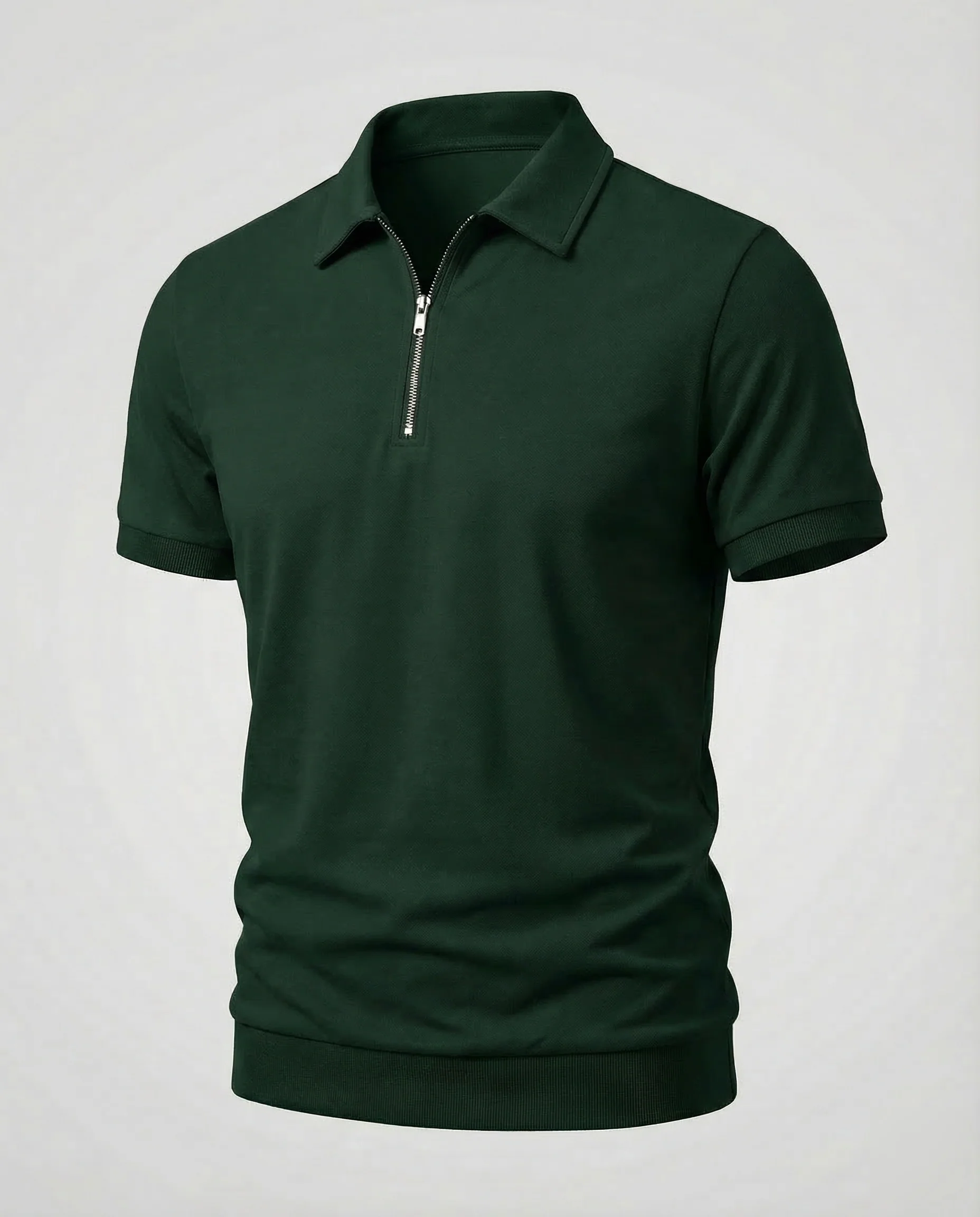 Herren Poloshirt Reißverschluss - Image 10