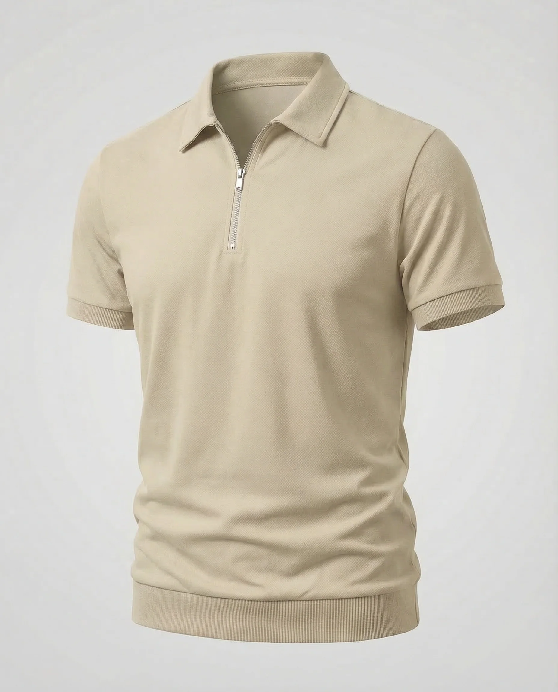 Herren Poloshirt Reißverschluss - Image 13
