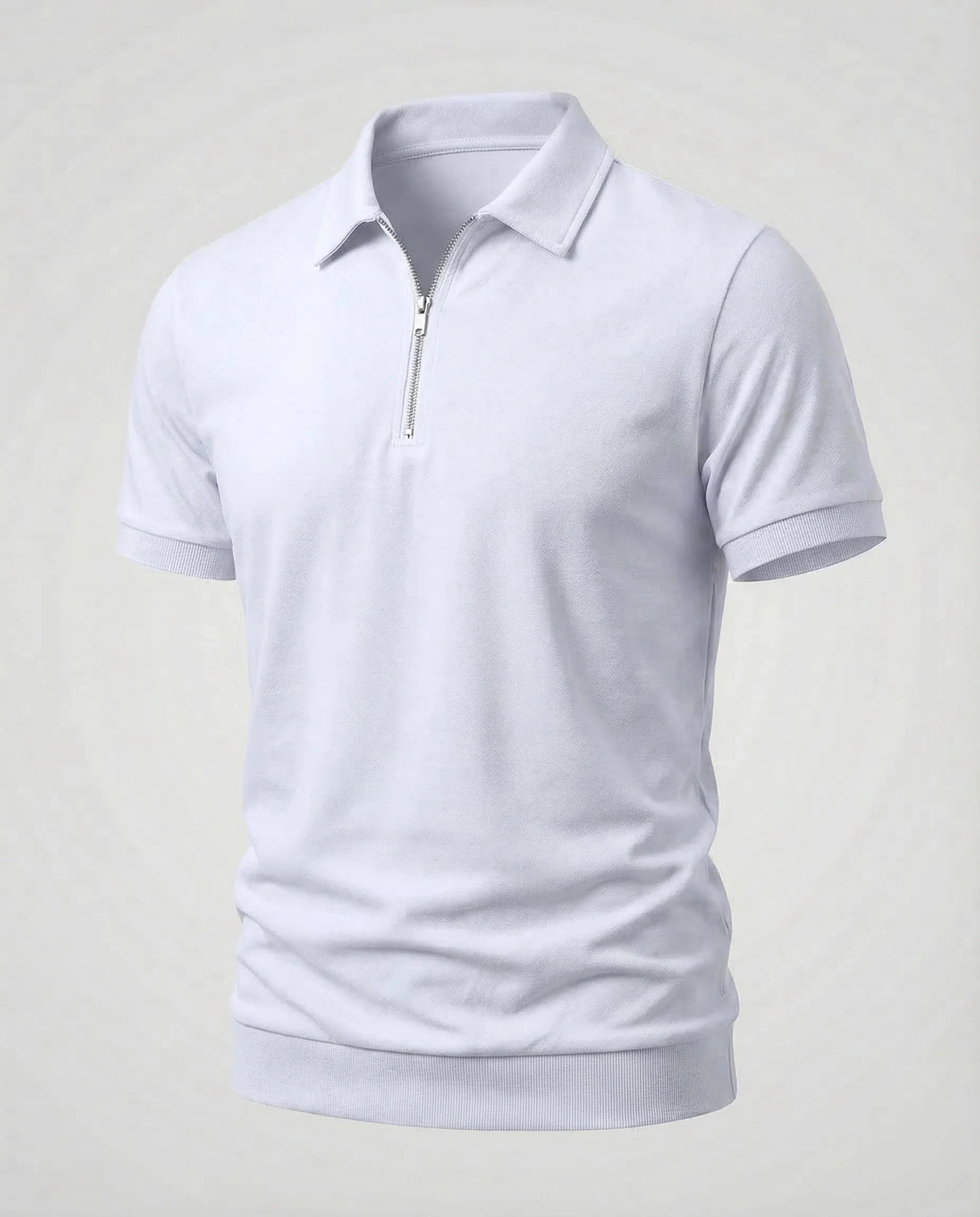 Herren Poloshirt Reißverschluss - Image 14