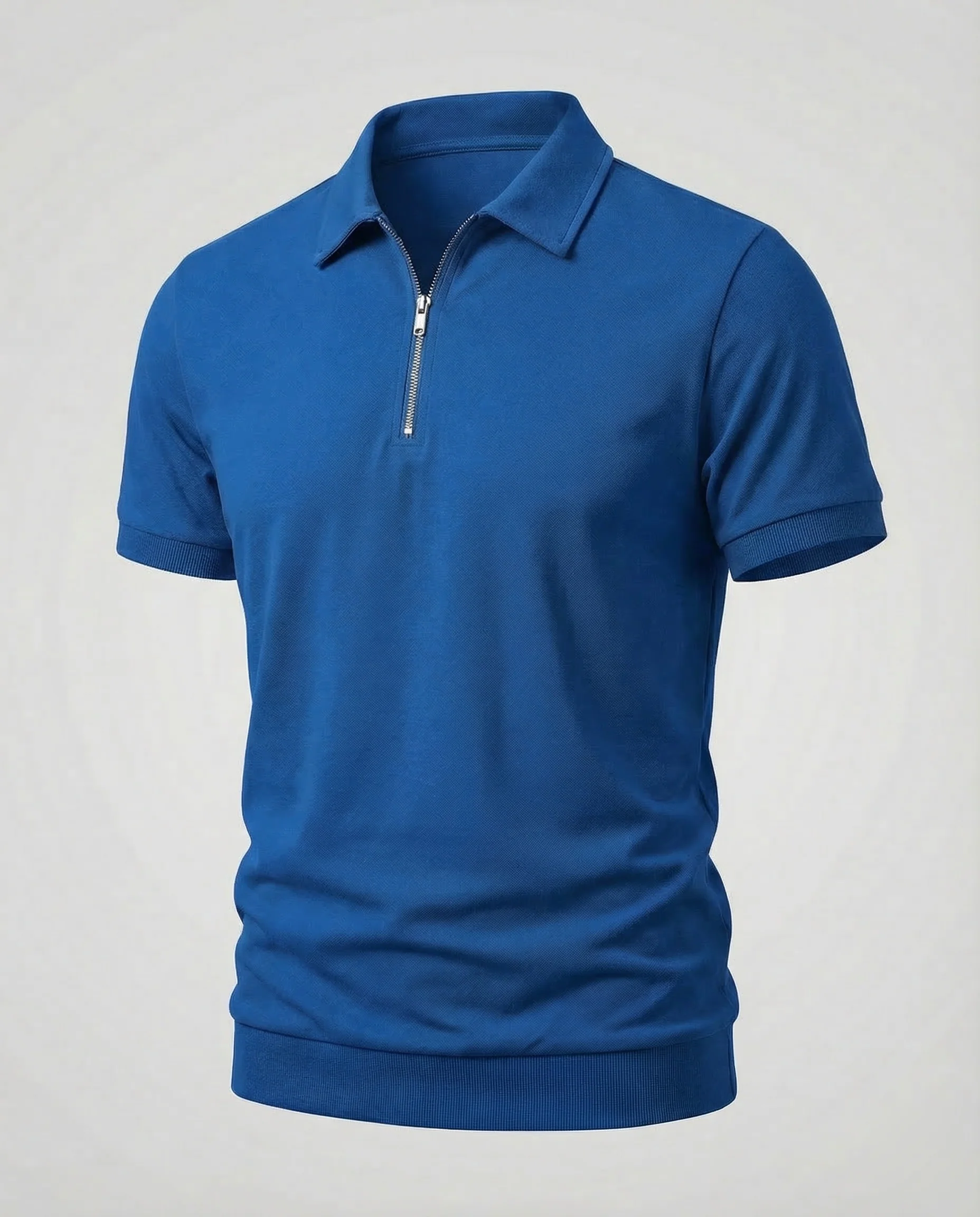 Herren Poloshirt Reißverschluss - Image 6