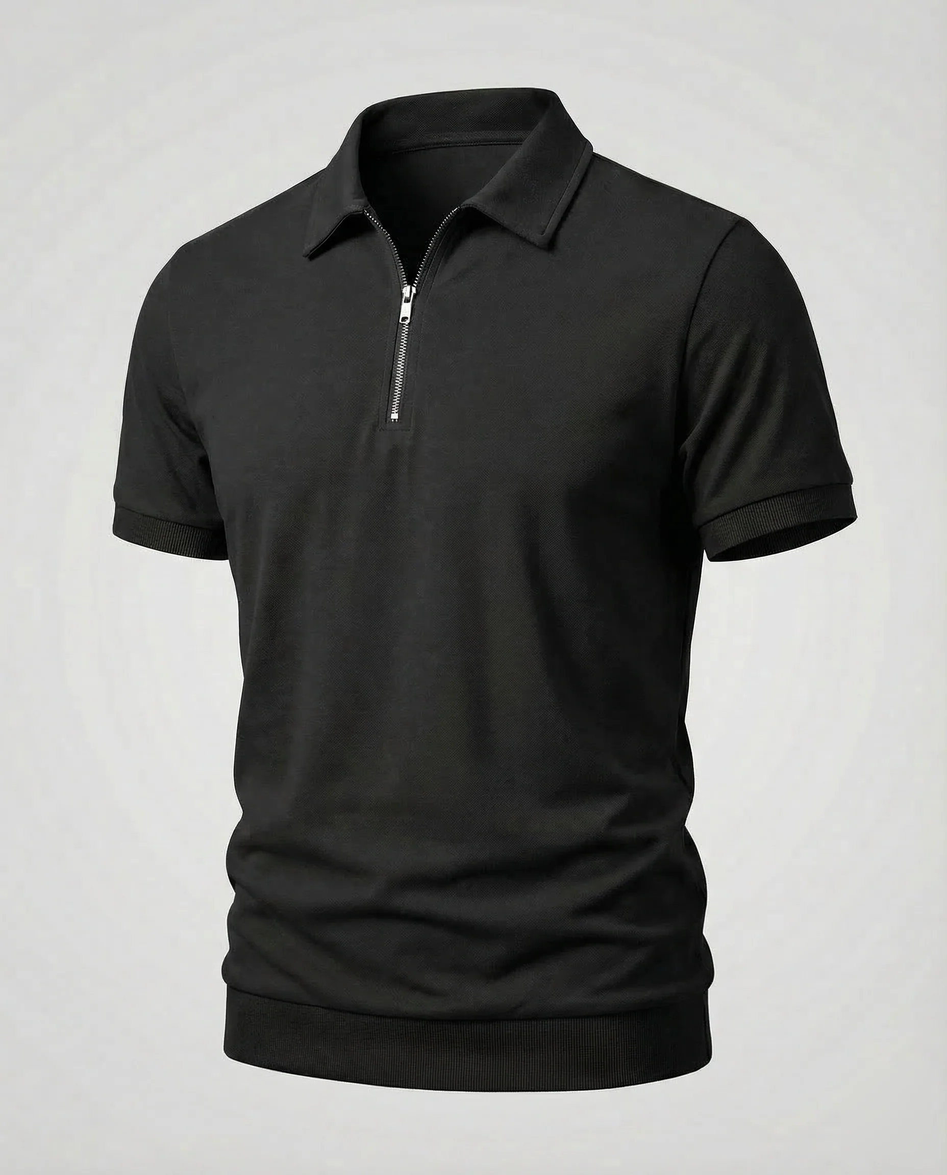 Herren Poloshirt Reißverschluss - Image 8